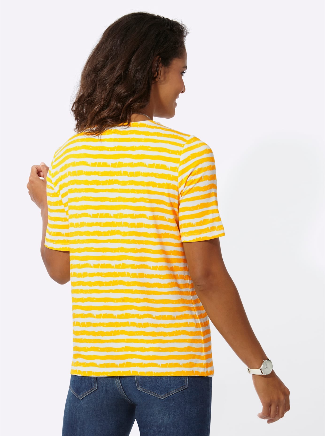 Casual Looks Kurzarmshirt »Ringelshirt«, (1 tlg.)