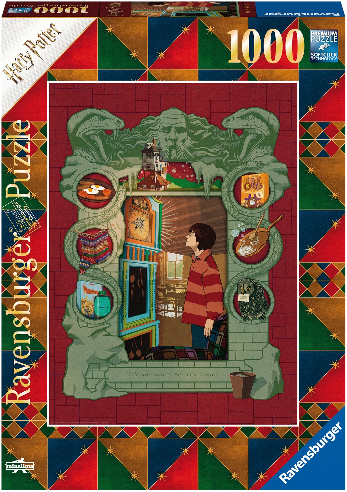 Ravensburger Puzzle »Harry Potter bei der Weasley Familie«, Made in Germany, FSC® - schützt Wald - weltweit