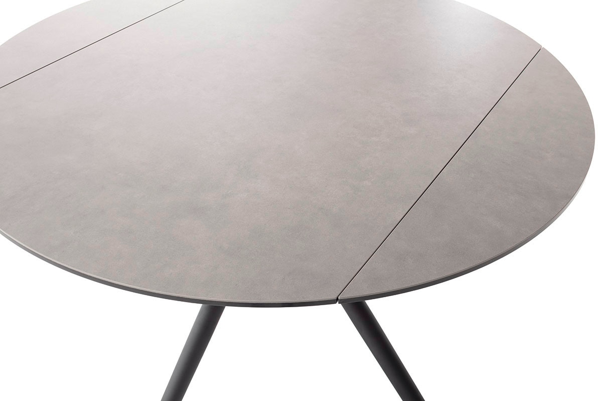 MCA furniture Esstisch »RUBIKON Vierfußtisch 90-135 cm«, (Einzelstück), Keramik, Metall, Längsseitenauszug, ausziehbar, 13 mm
