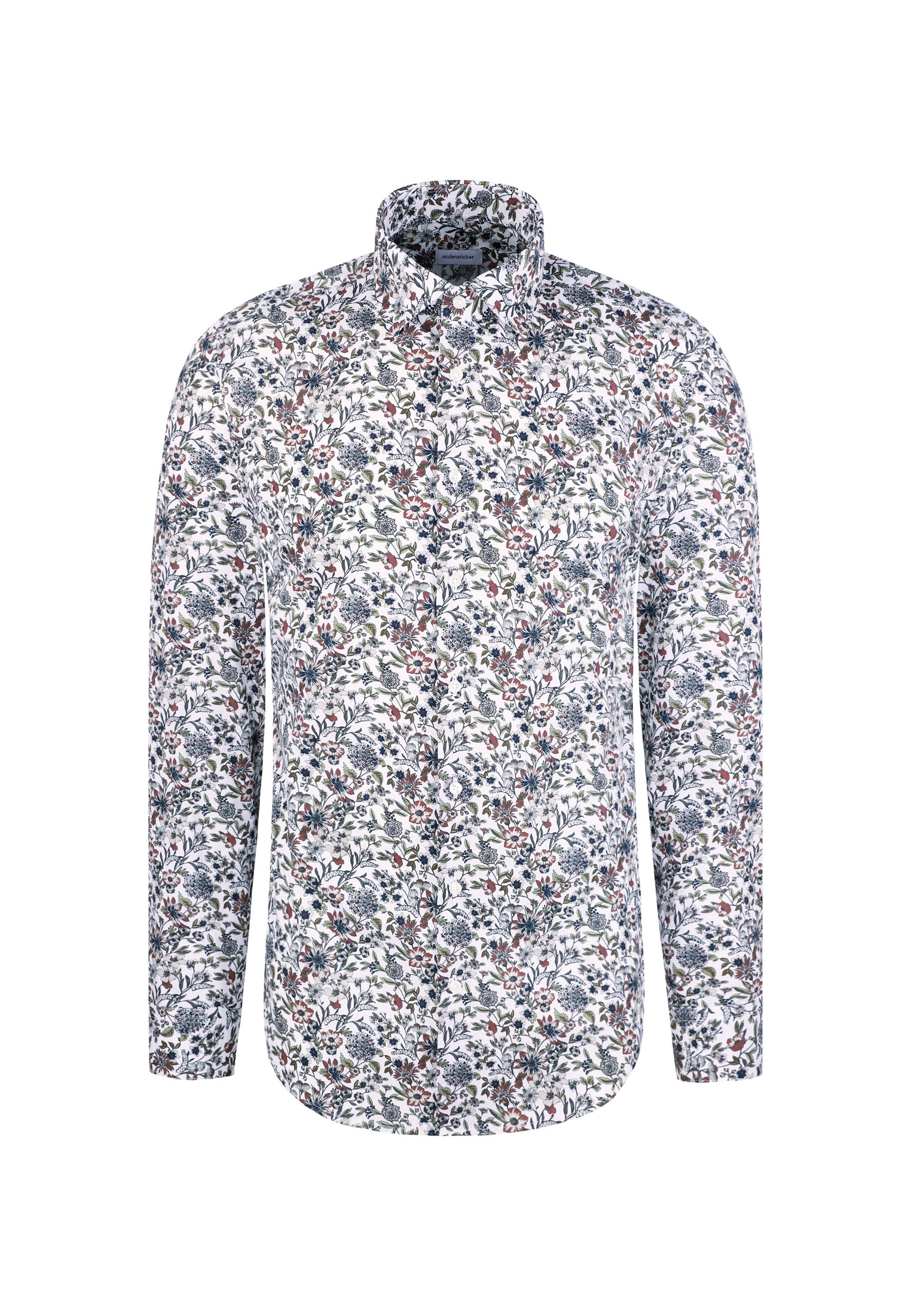 seidensticker Businesshemd »Schwarze Rose« Slim 1/1 Kentkragen Druck