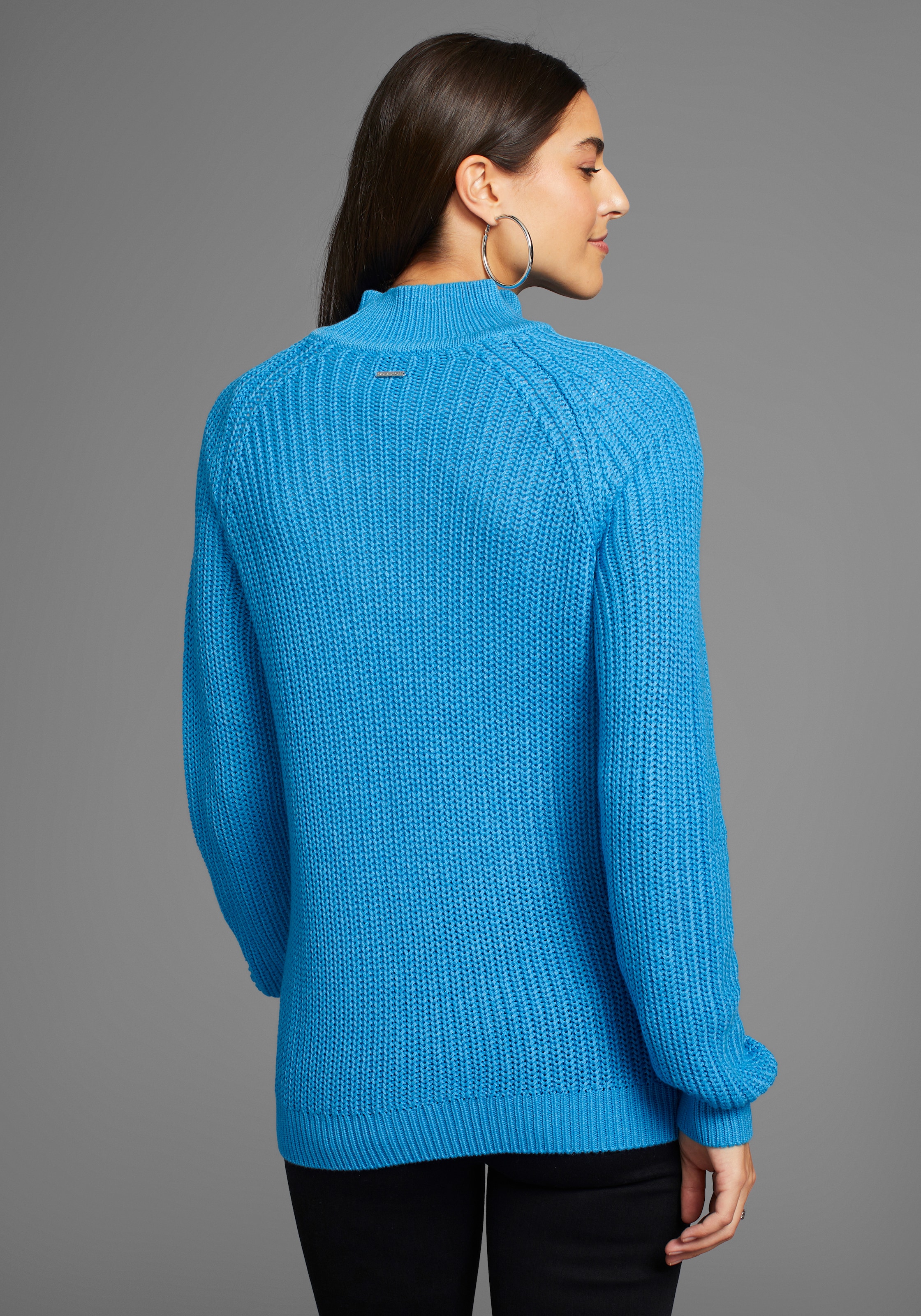 Laura Scott Strickpullover, mit Stehkragen