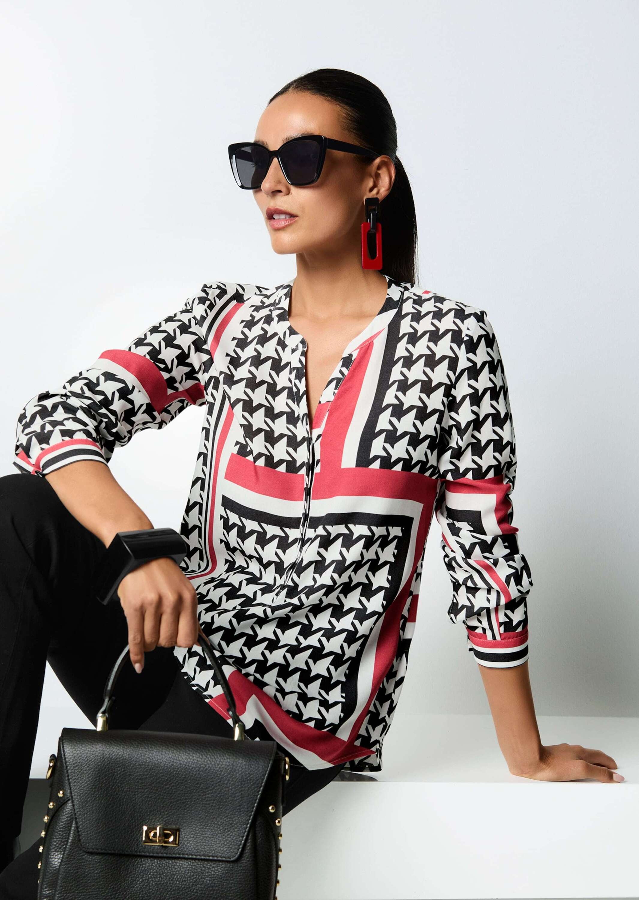 MADELEINE Langarmbluse »Bluse Tunika-Bluse«