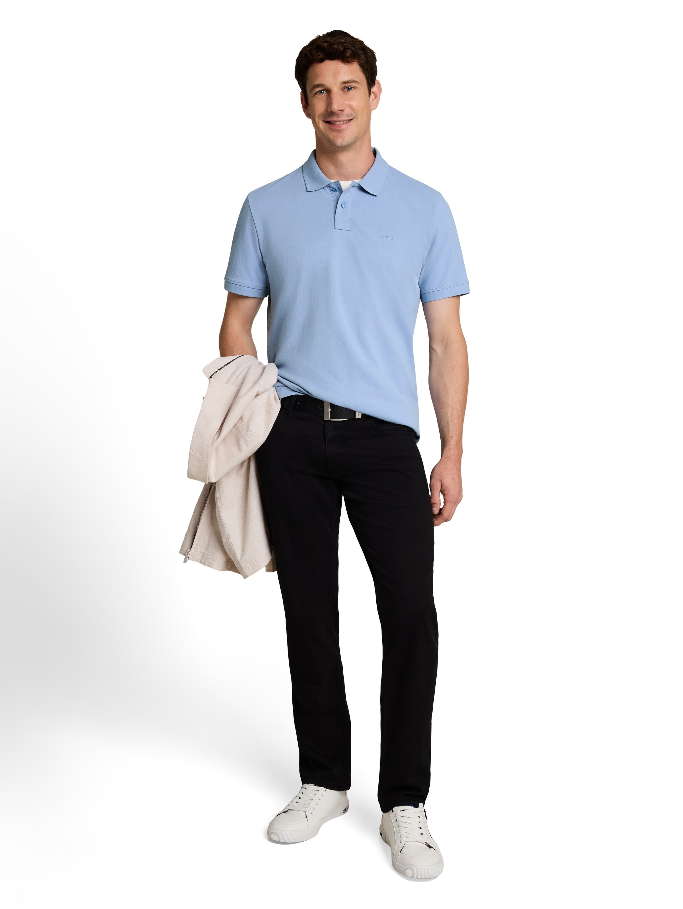 TOM TAILOR Poloshirt »Regular« Poloshirt mit Logostickerei