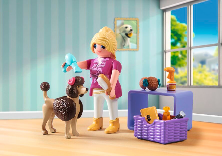 Playmobil® Konstruktions-Spielset »Hundefriseurin (71747), Playmobil My Life«, (23 St.)