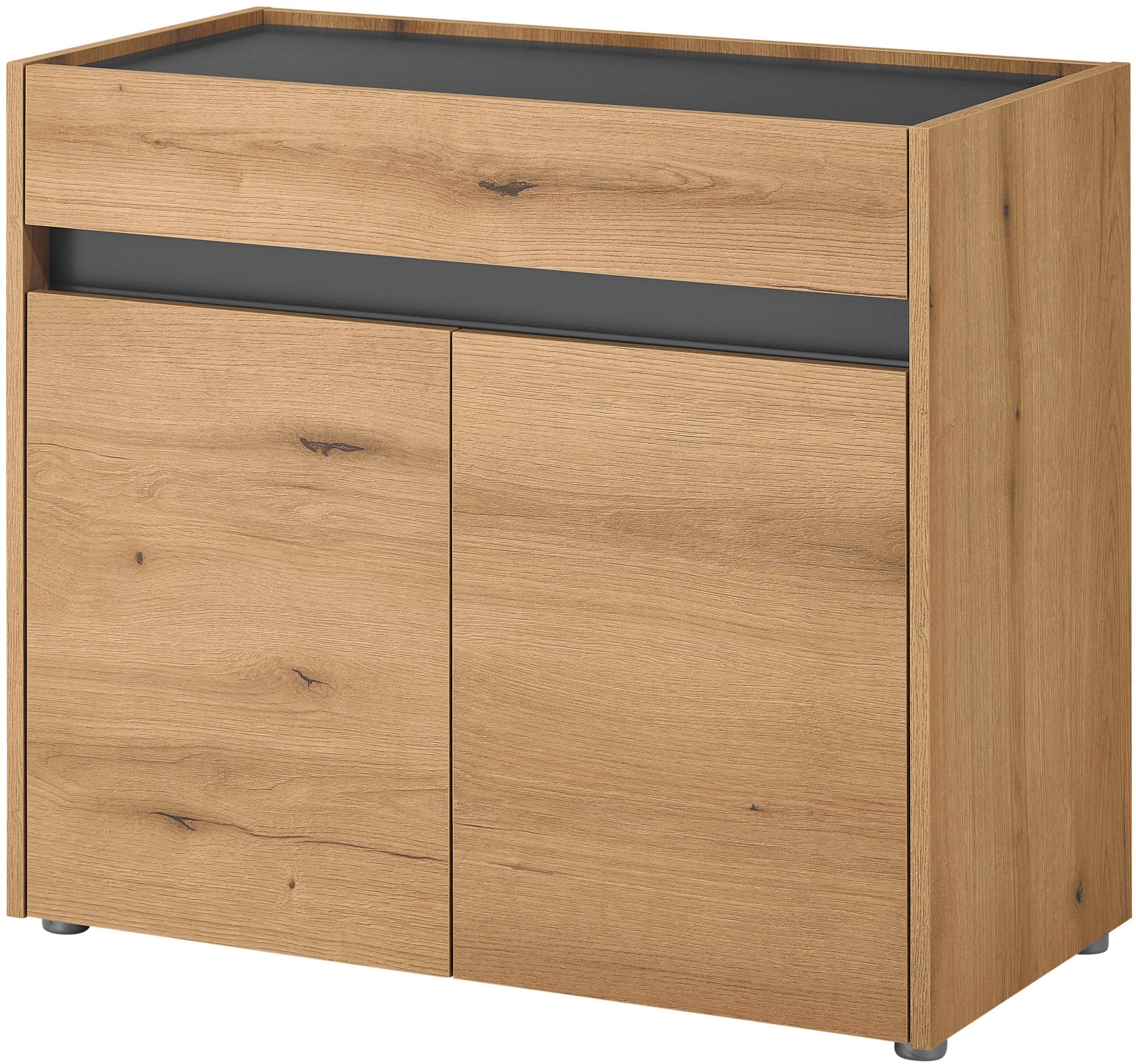 INOSIGN Kommode »GiRON/CiTY, Schrank in vier Farben, modernes Sideboard, Kommode«, viel Stauraum, Schublade, 80 cm breit