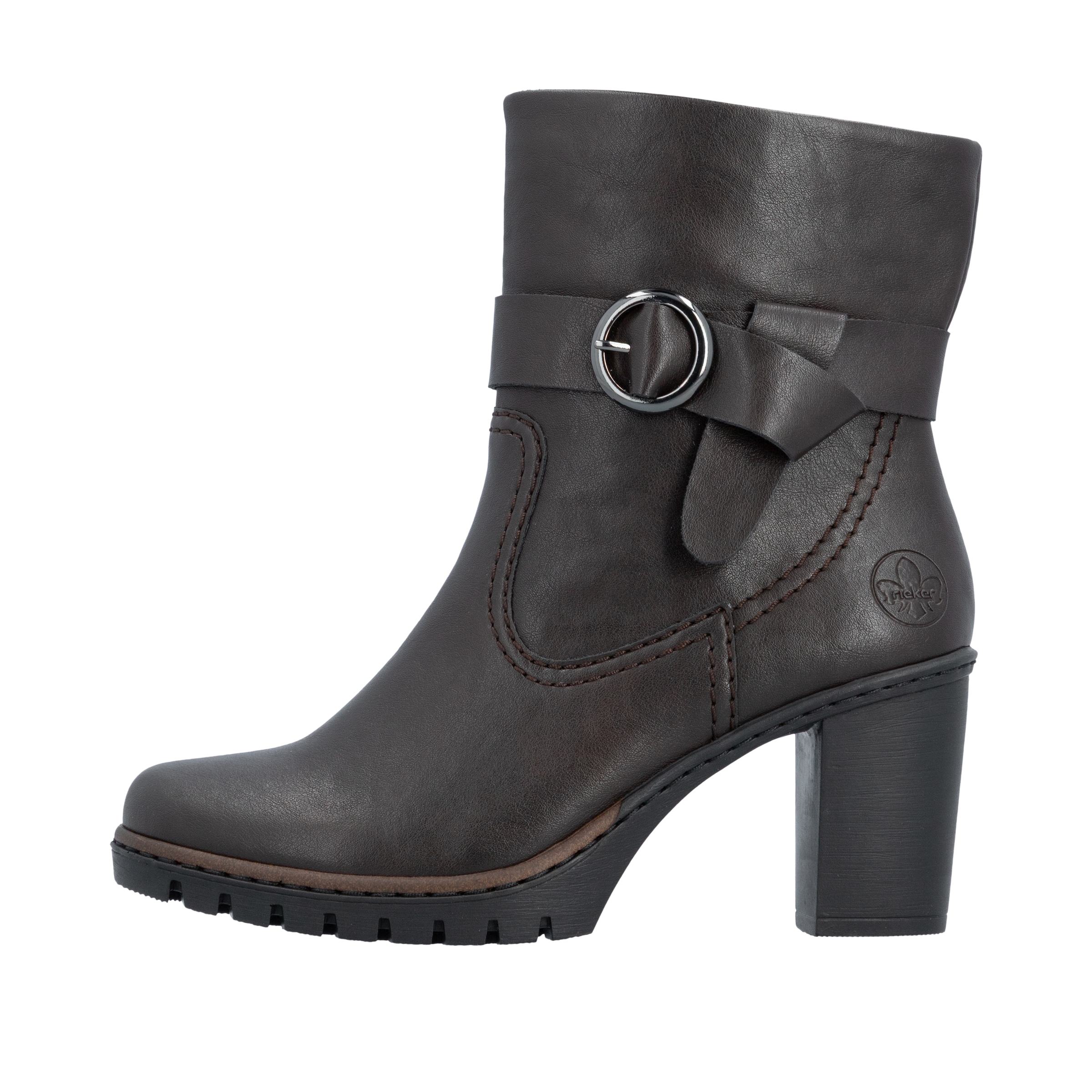 Rieker Stiefelette  Ankleboots, Blockabsatz, mit Reißverschluss