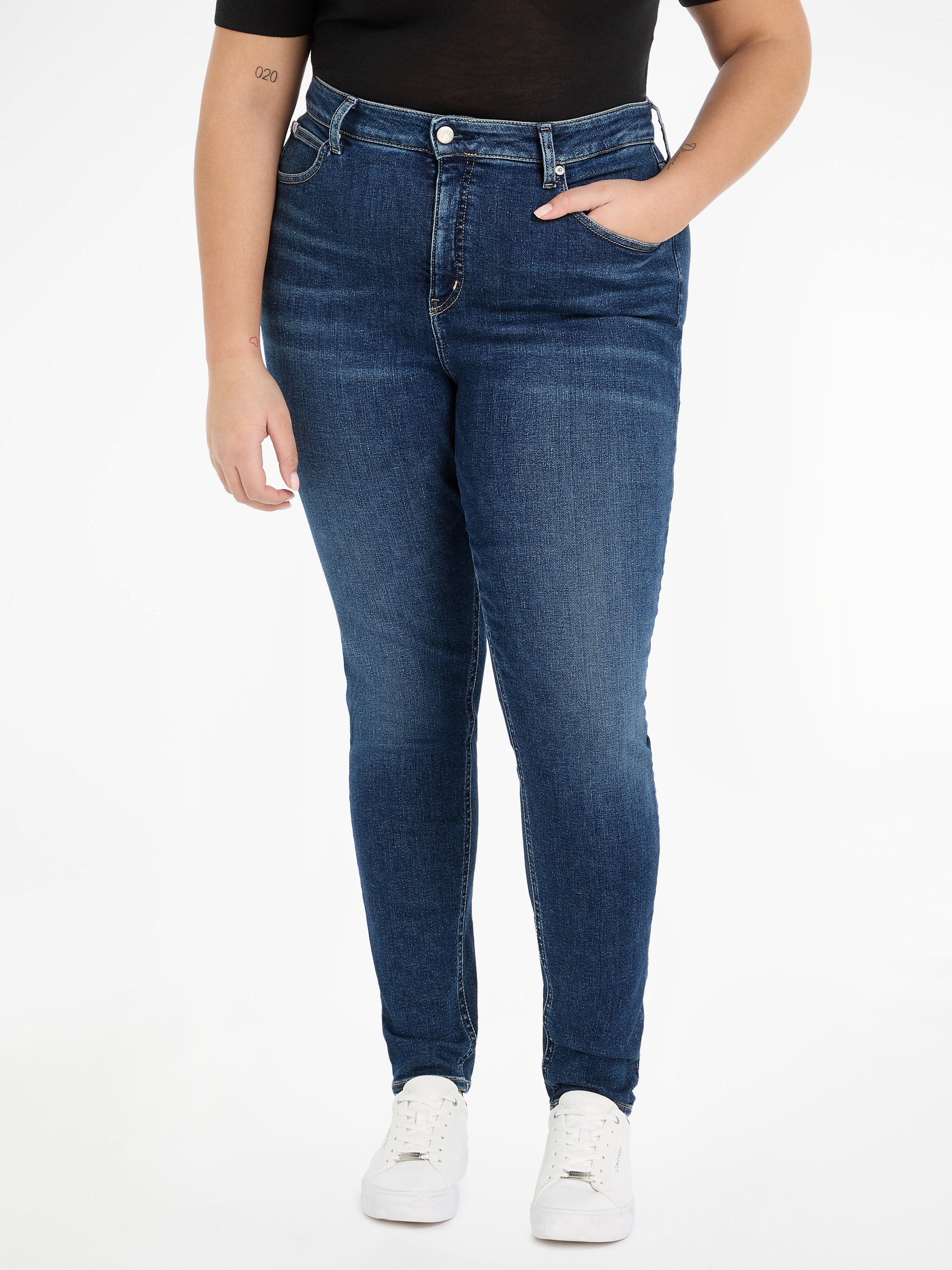 Skinny-fit-Jeans »HIGH RISE SKINNY PLUS«, Große Größen Jeans wird in Weiten angeboten