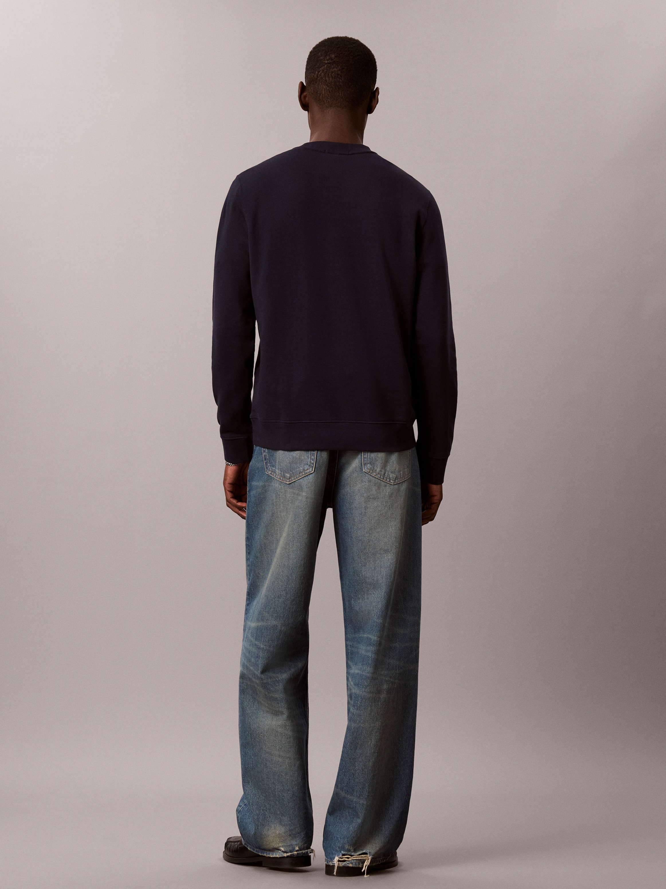 Calvin Klein Jeans Sweatshirt , Rundhalsuasschnitt, Regular Fit, Logo-Stickerei
