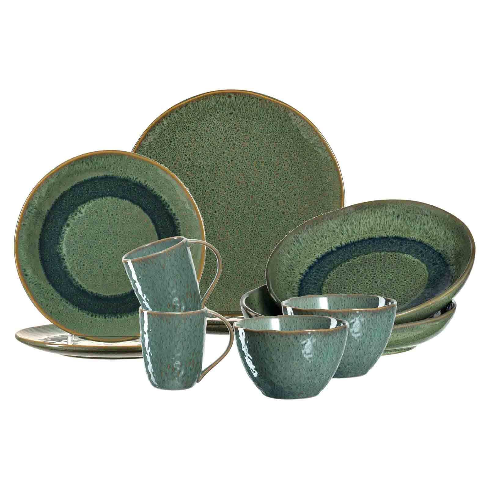 LEONARDO Geschirr-Set »Tafelservice Matera 10er Set« Ideal für den Alltag, spülmaschinengeeignet, mikrowellengeeignet
