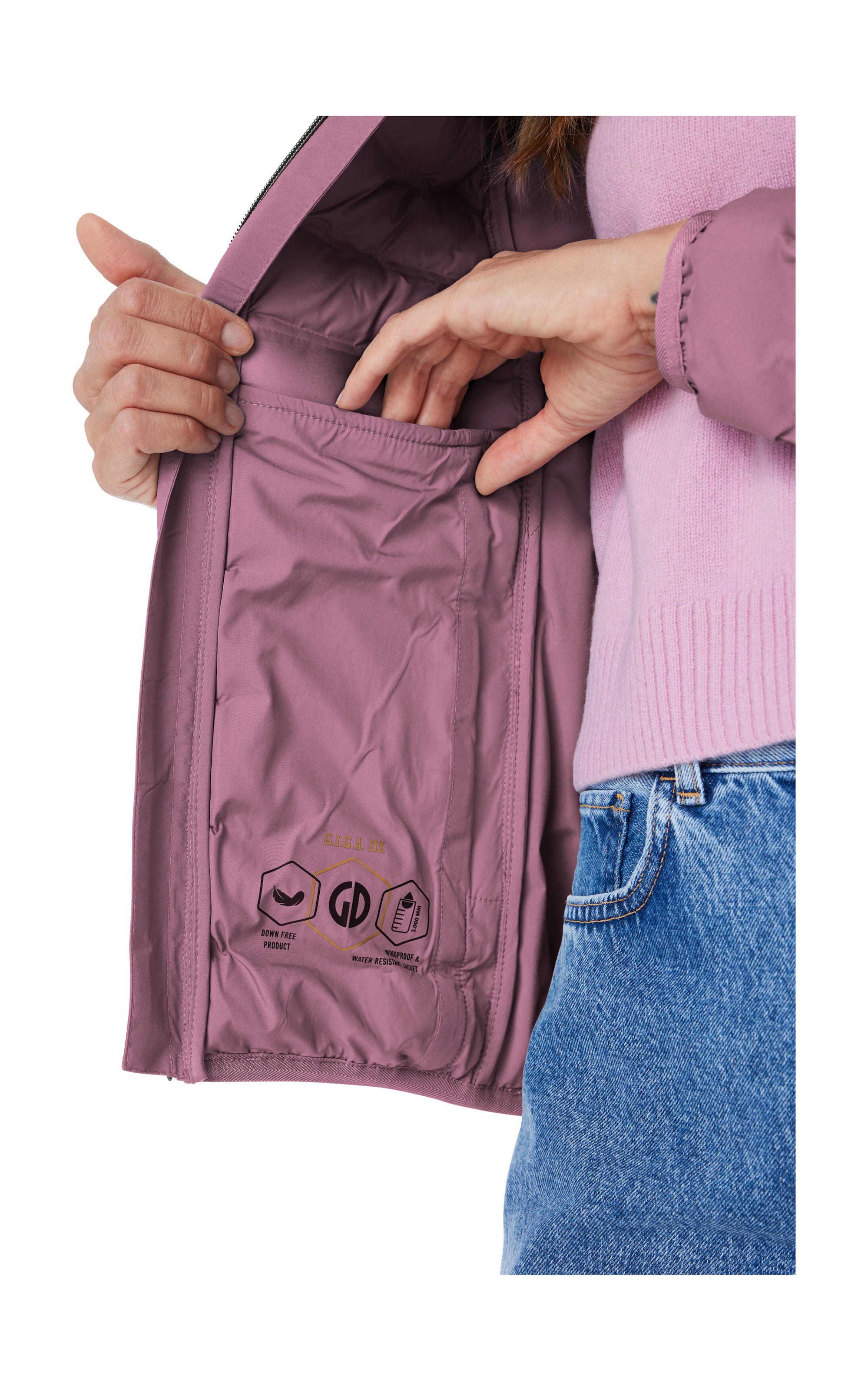 G.I.G.A. DX by killtec Steppjacke »Damen Steppjacke OOGW 1« Leichte Steppjacke, wasserabweisend, weitenregulierbare Kapuze