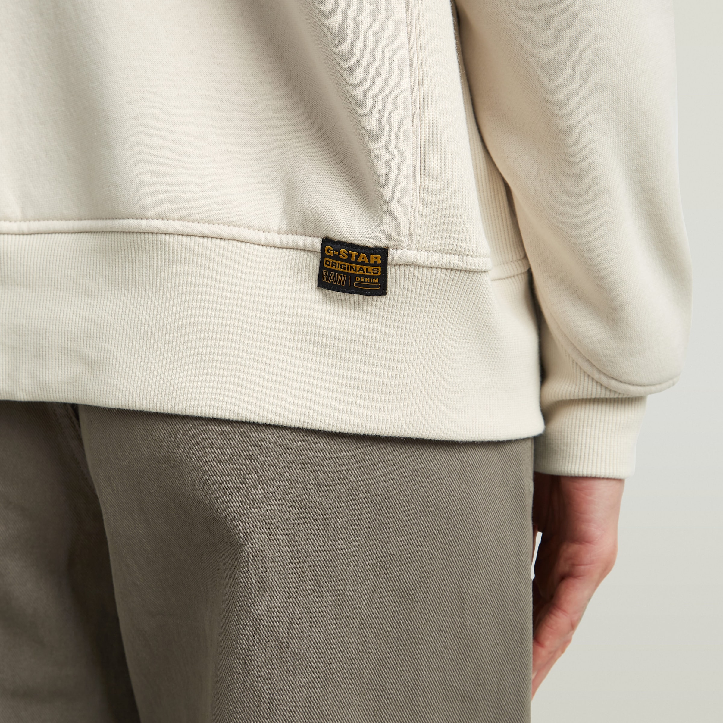 G-STAR Kapuzensweatjacke »Premium core 2.1 hdd zip thru«, mit tonaler Logostickerei