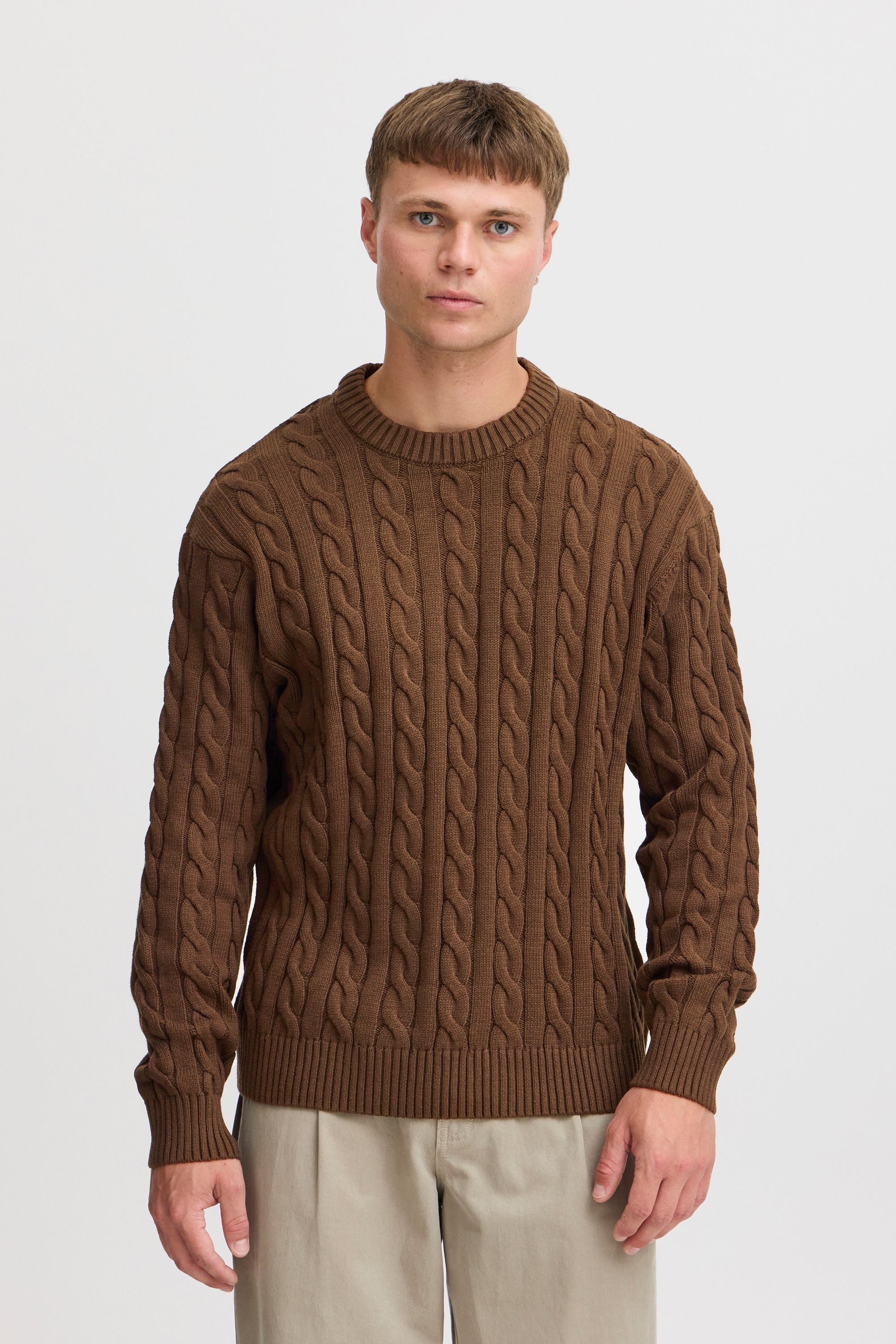 !Solid Strickfleece-Pullover »Strickpullover SDMALCOLM«