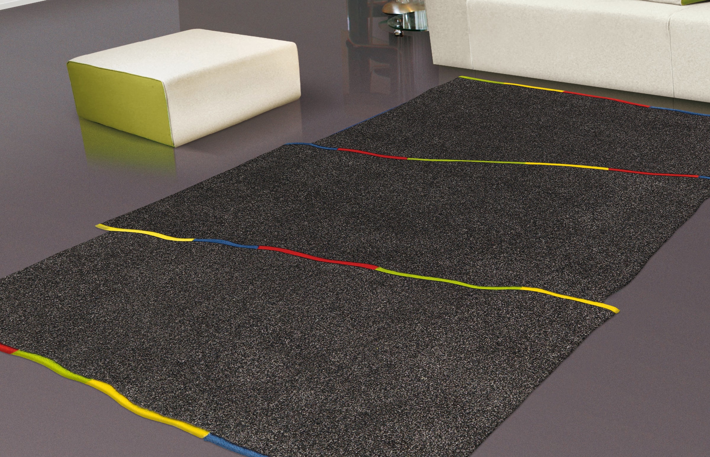 Arte Espina Teppich »Spirit Frisee 3107« rechteckig 23 mm Höhe Besonders strapazierfähig und pflegeleicht