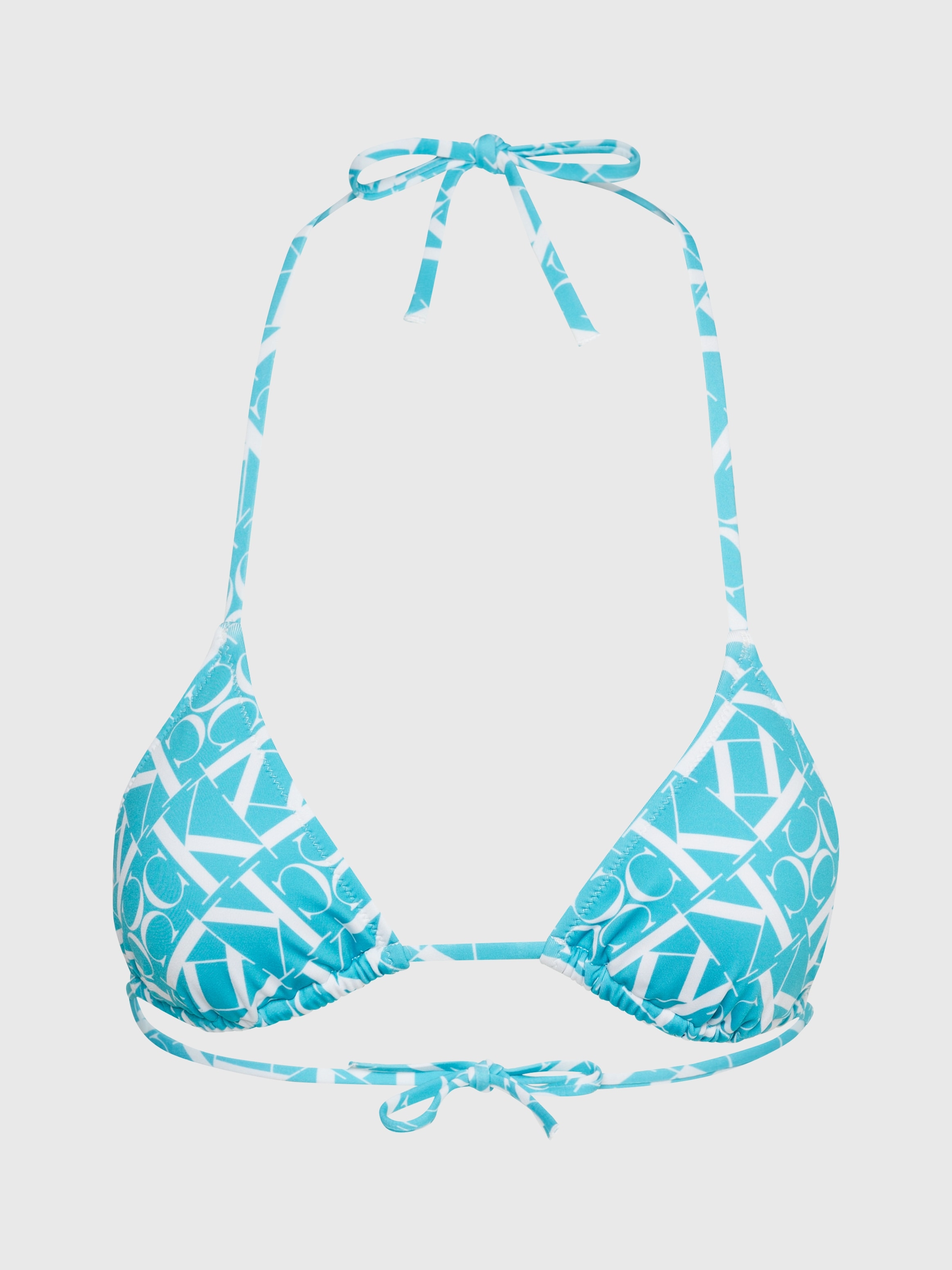 Calvin Klein Swimwear Triangel-Bikini-Top »TRIANGLE-RP-PRINT«, mit Bindeband