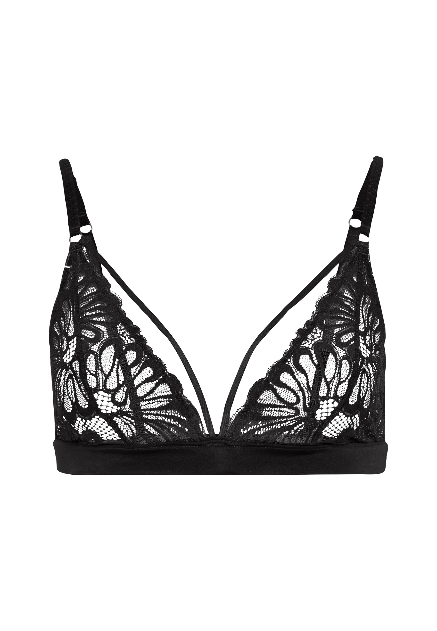 LSCN by LASCANA Bralette, aus blättriger Spitze