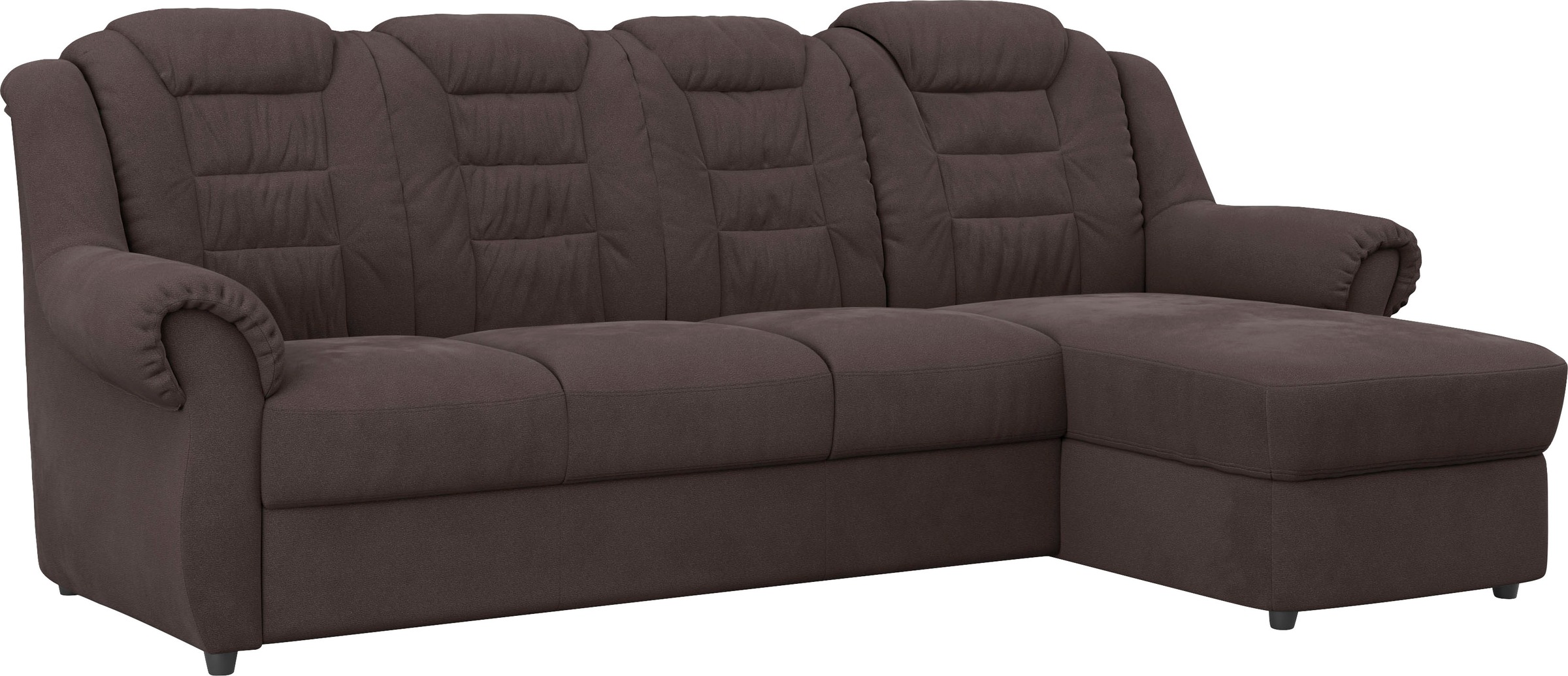 Home affaire Ecksofa »Boston L-Form«, mit hoher Rückenlehne, wahlweise mit Bettfunktion