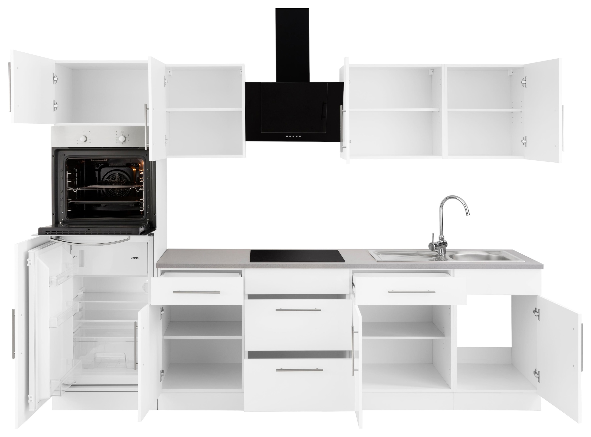 wiho Küchen Küchenzeile »Cali«, ohne im OTTO 280 Breite Shop Online E-Geräte, cm