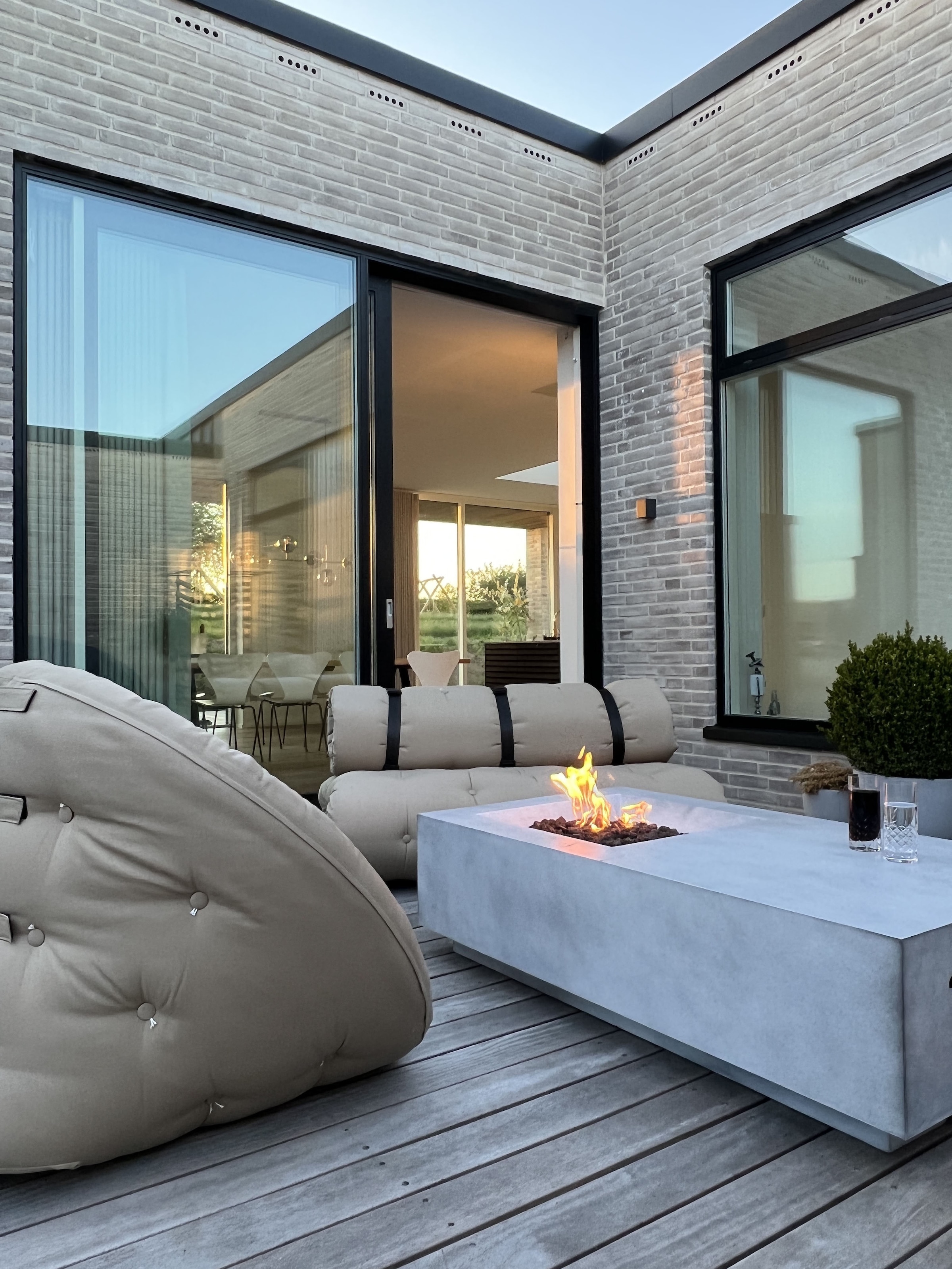 Karup Design Gartensessel »Nido out™, Loungesessel , Hocker, Chillsessel, Relaxsessel« B/H/T ca: 95x70x100cm - in mehreren Farben,  Outdoor geeignet, Schmutz- und Wasserabweisend, Made in Europe