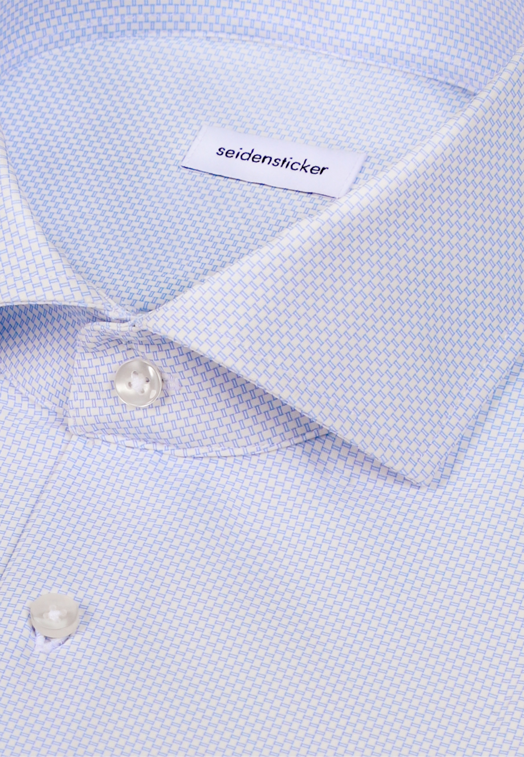 seidensticker Businesshemd »Schwarze Rose« Slim 1/1 Kentkragen Druck