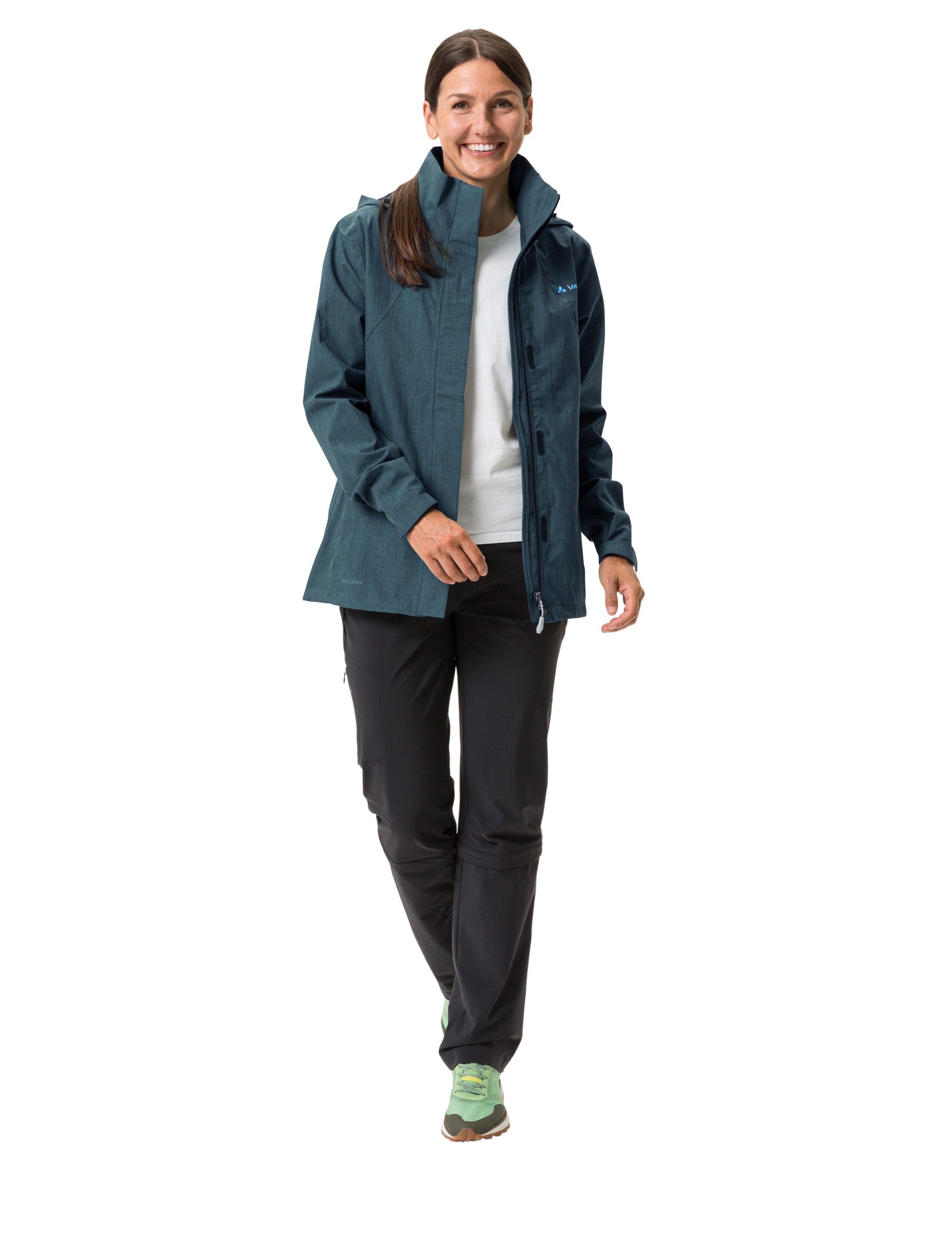 VAUDE Outdoorjacke »WOMEN'S ROSEMOOR JACKET II«, (1 St.), mit Kapuze, Kordelzug an der Kapuze