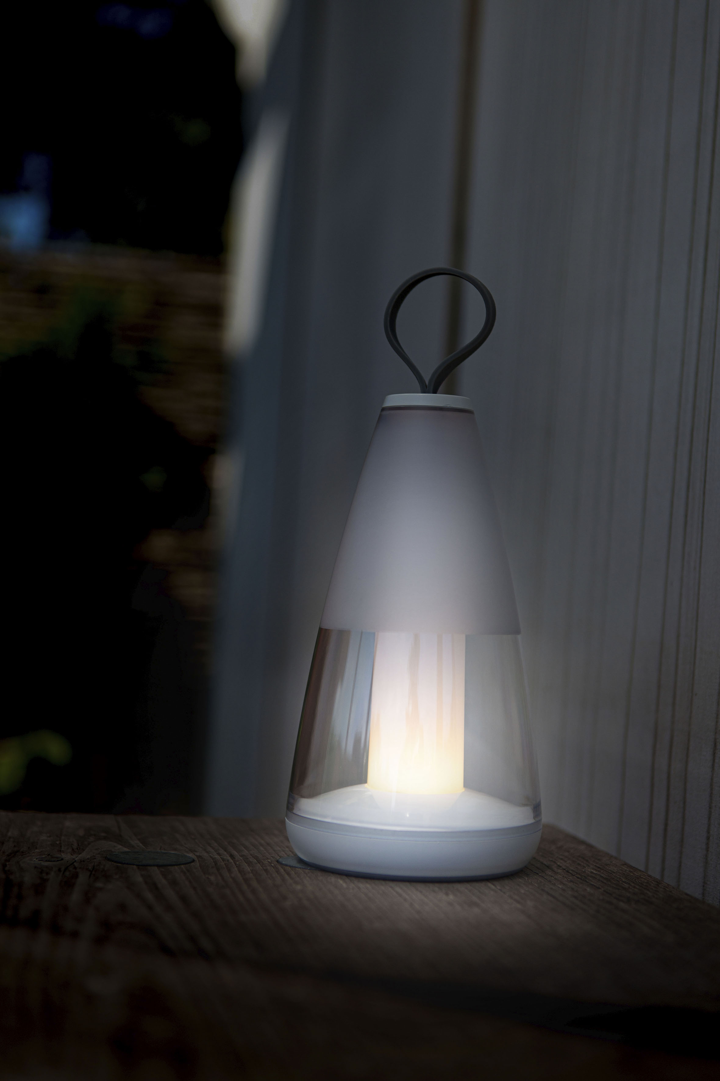 Lutec Smarte LED-Leuchte »PEPPER« LED-Modul 1 Stk. RGB Smart-Home Tischleuchte in weiß, Größe Höhe: 29 cm