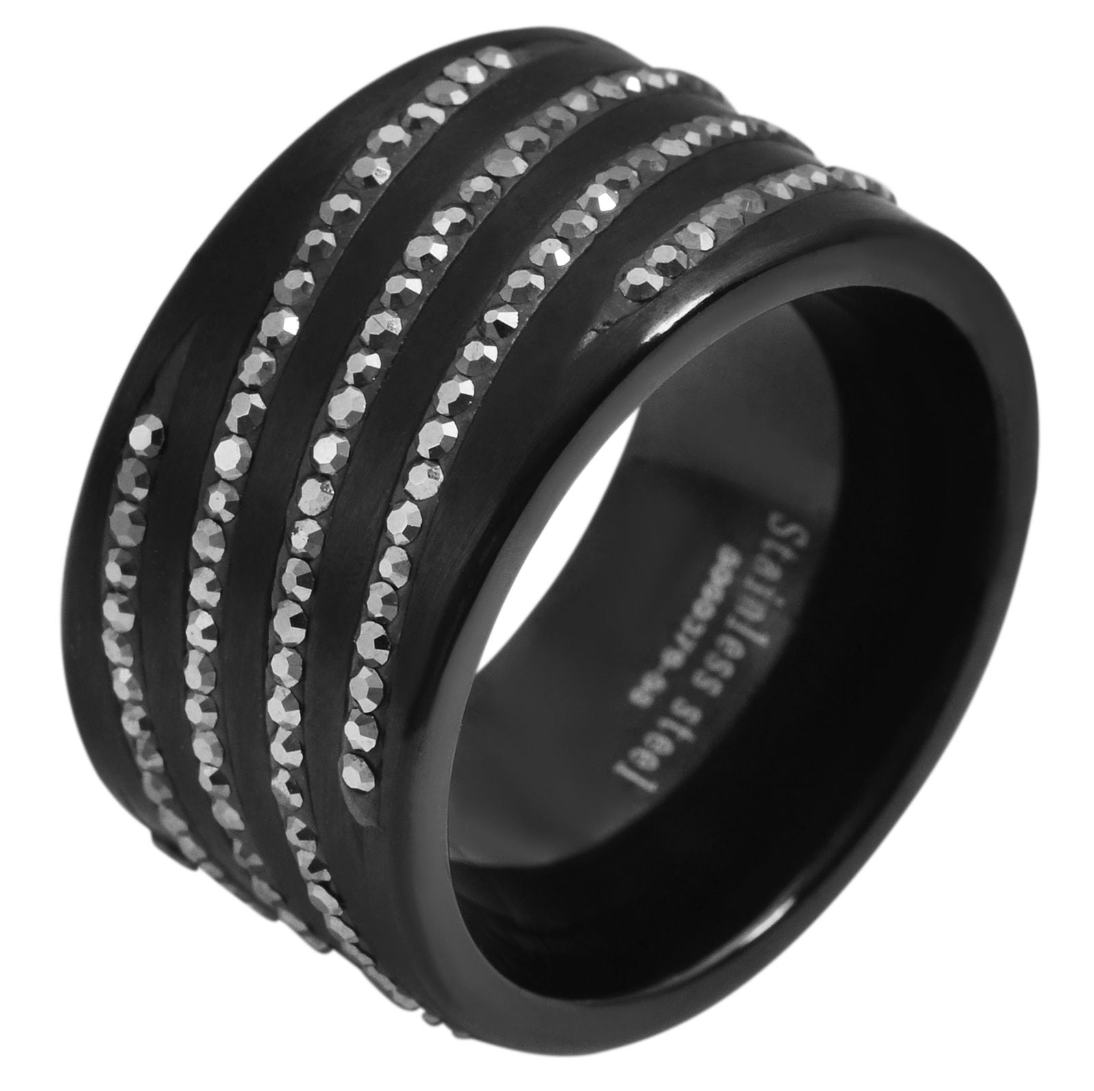 Adelia´s Fingerring »Damen Ring aus Edelstahl«