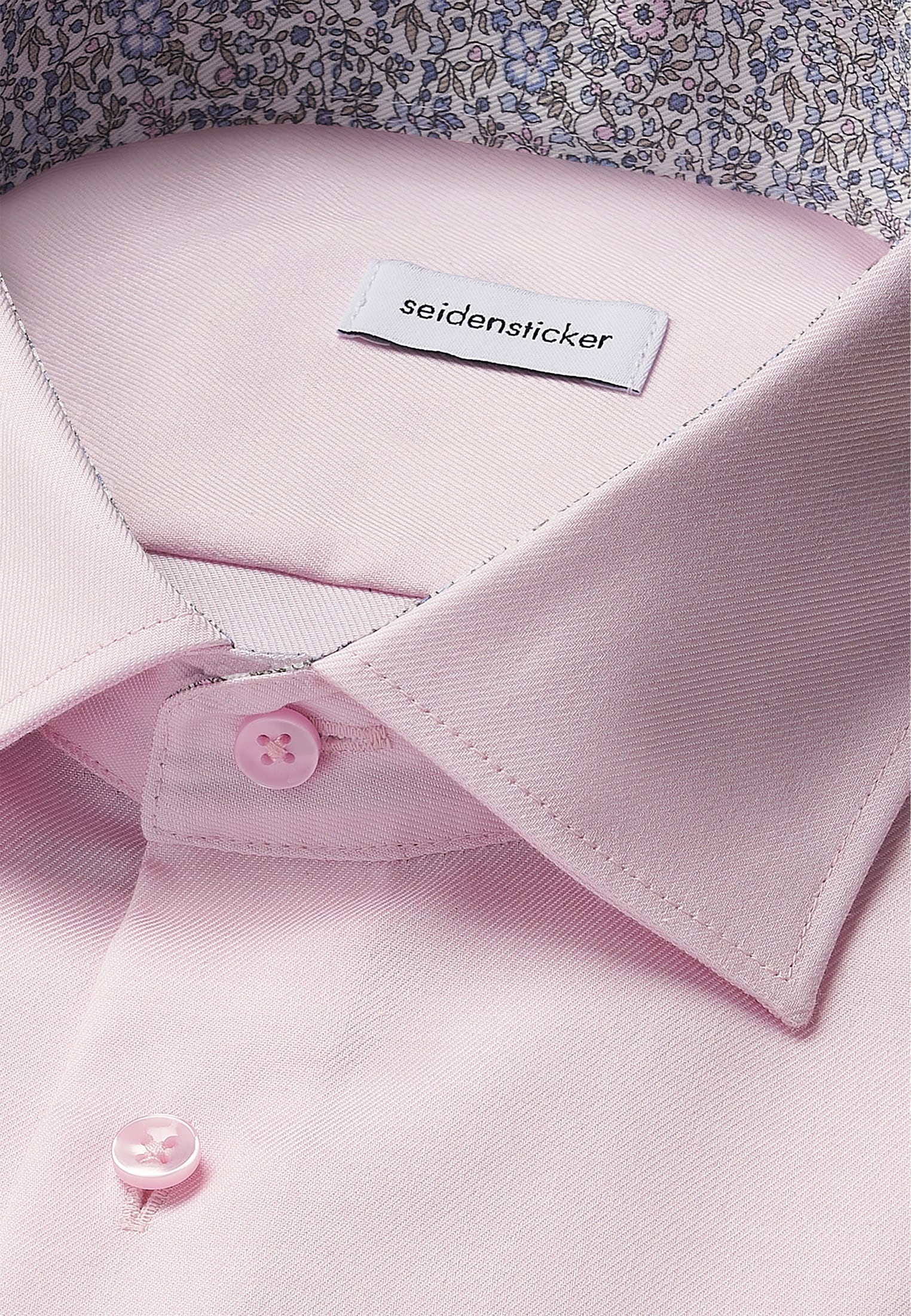 seidensticker Businesshemd »Schwarze Rose«, Shaped 1/1 Kentkragen Uni
