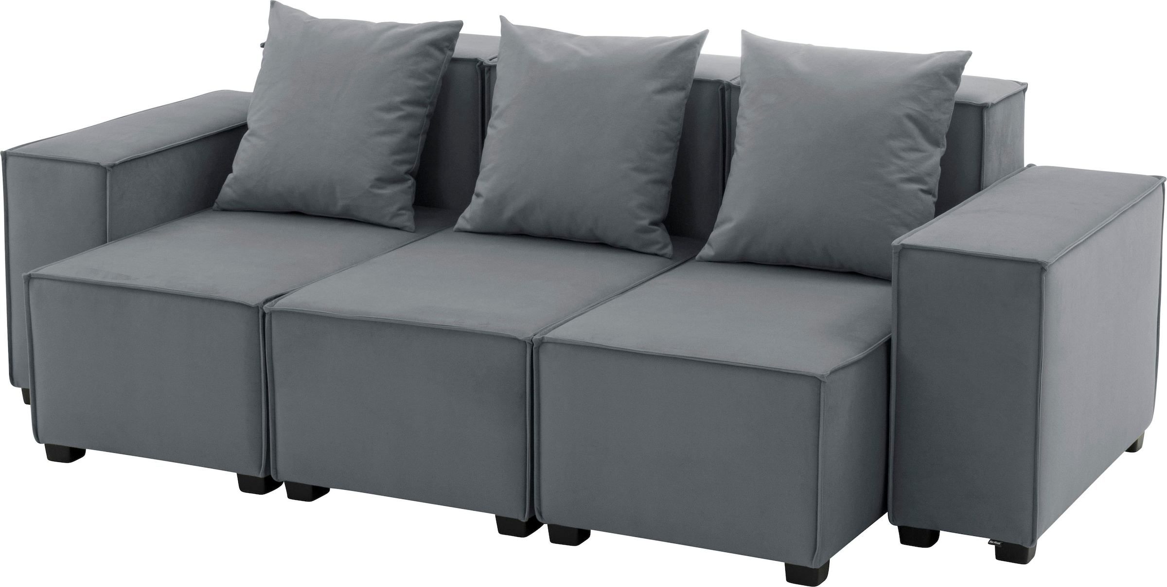 Max Winzer® Wohnlandschaft »MOVE«, (Set), Sofa-Set 02 aus 8 Sitz-Elementen, inklusive 3 Zierkissen, kombinierbar