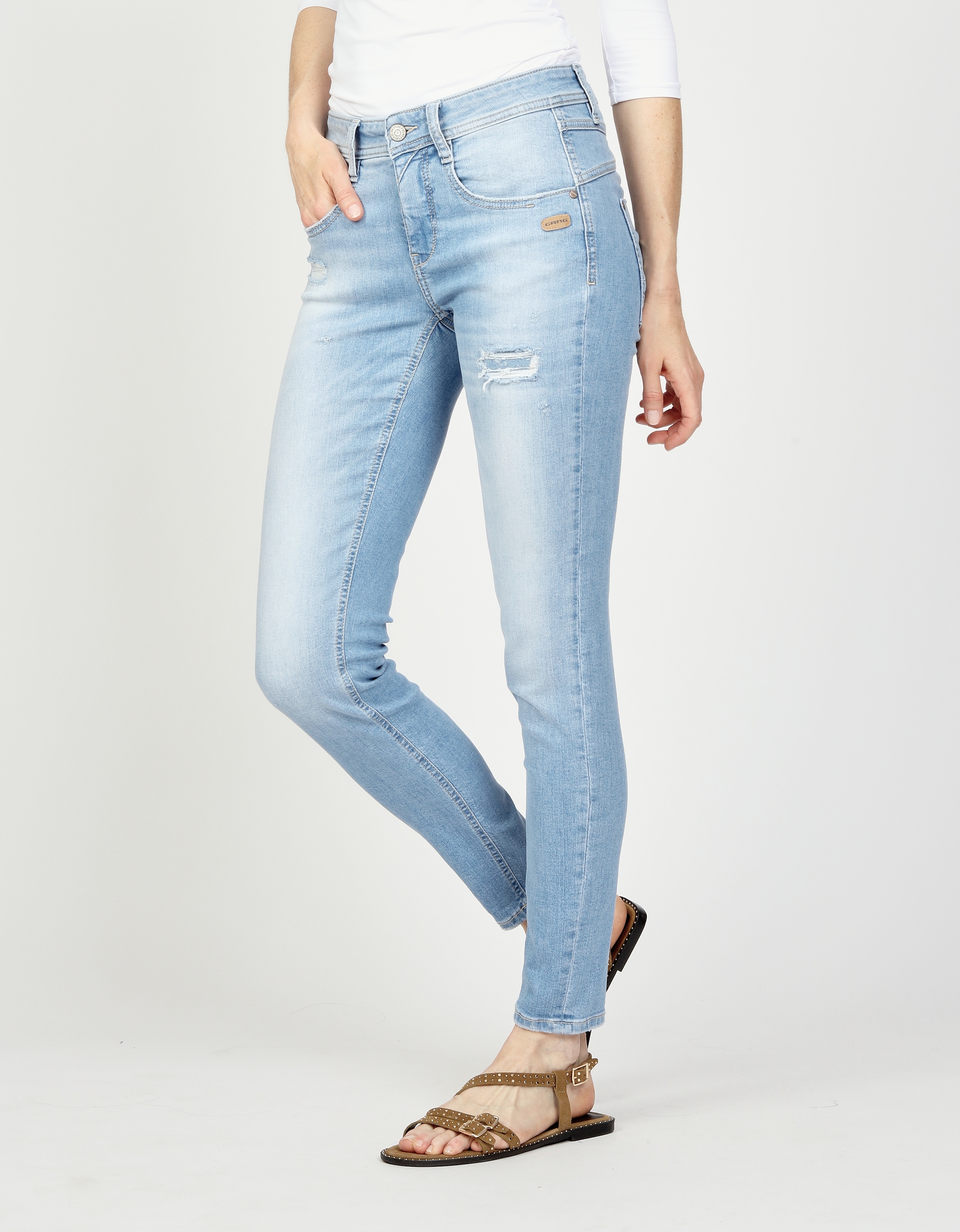 GANG Relax-fit-Jeans »94AMELIE«, mit doppelter rechter Gesäßtasche
