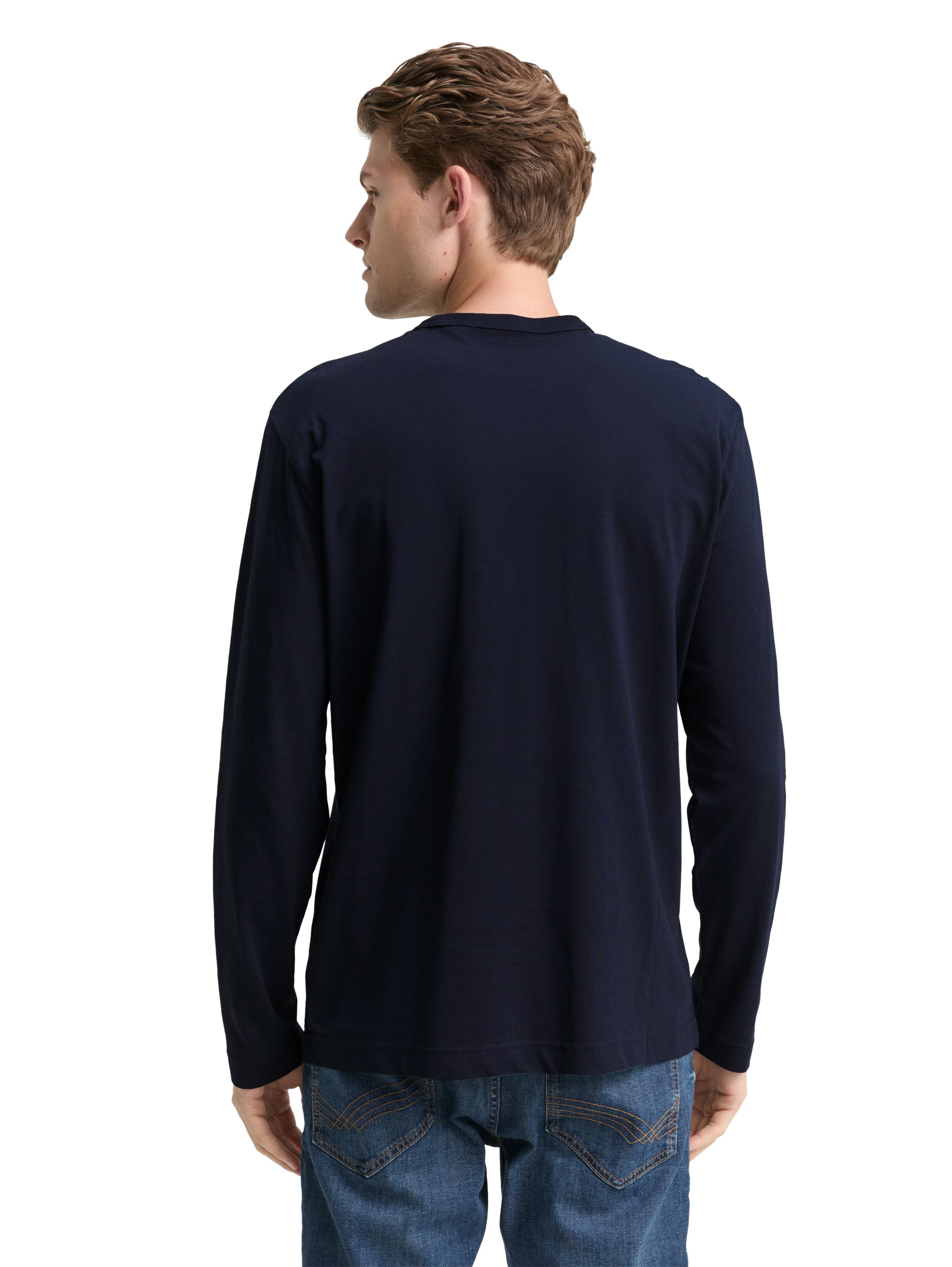 TOM TAILOR Langarmshirt , mit Logo Schriftzug
