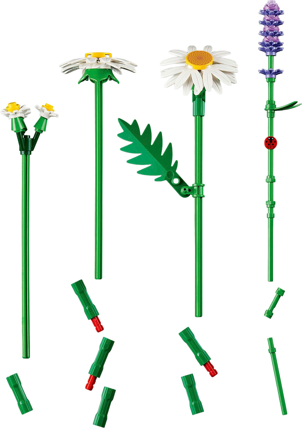 LEGO® Konstruktionsspielsteine »Gänseblümchen (11508), LEGO Botanicals« Made in Europe
