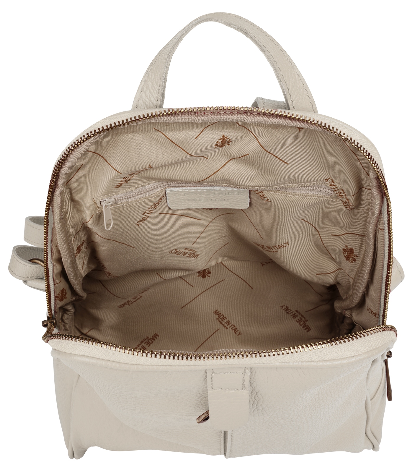 Samantha Look Cityrucksack, echt Leder, Made in Italy