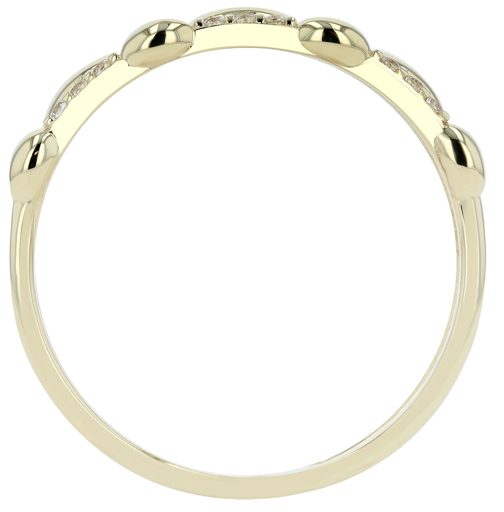 Adelia´s Fingerring »Damen Ring aus 333 Gold mit Zirkonia«