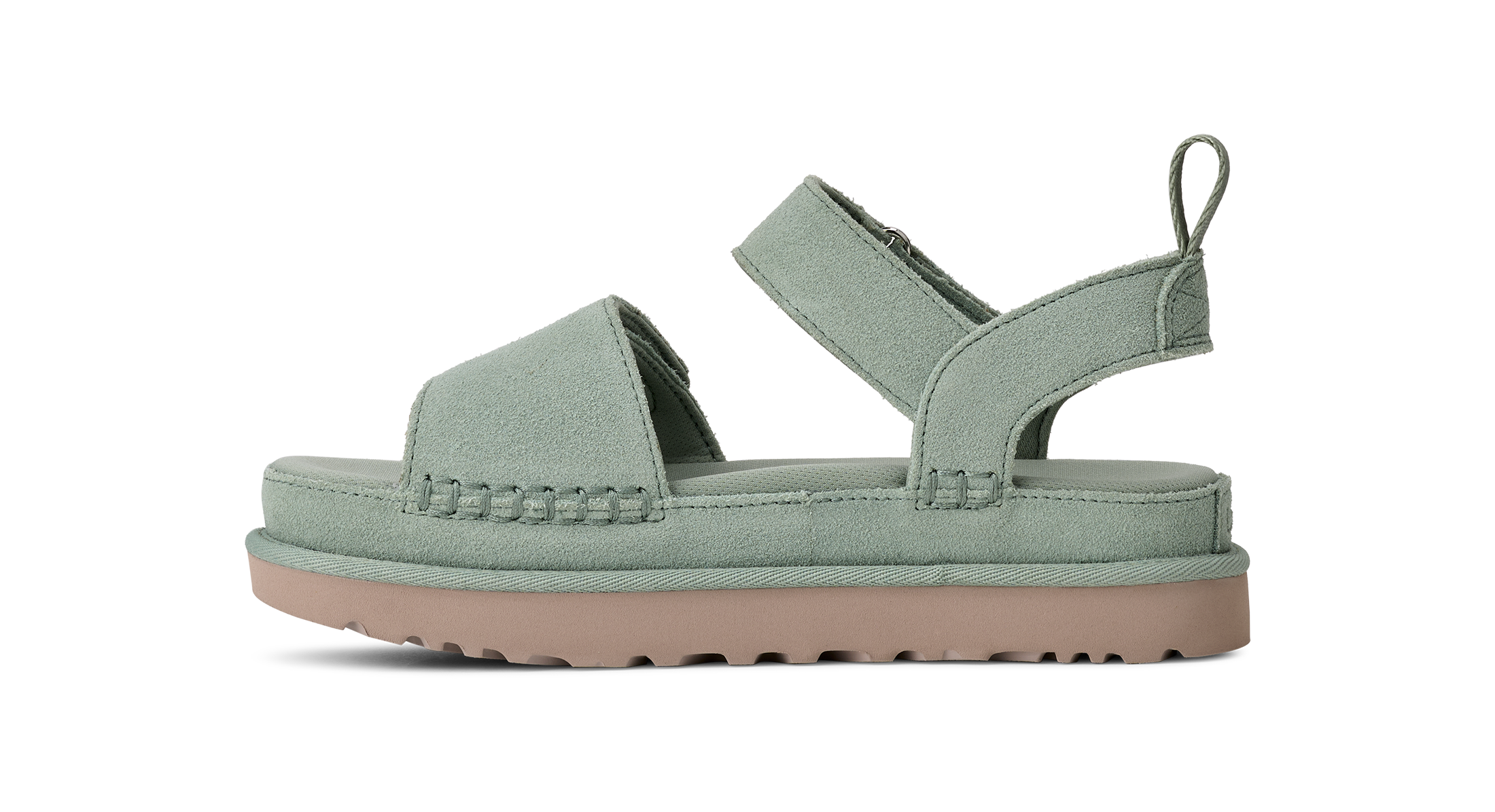 UGG Sandale »W GOLDENSTAR«  , Plateausandale, Sandalette mit zwei Klettverschlüssen