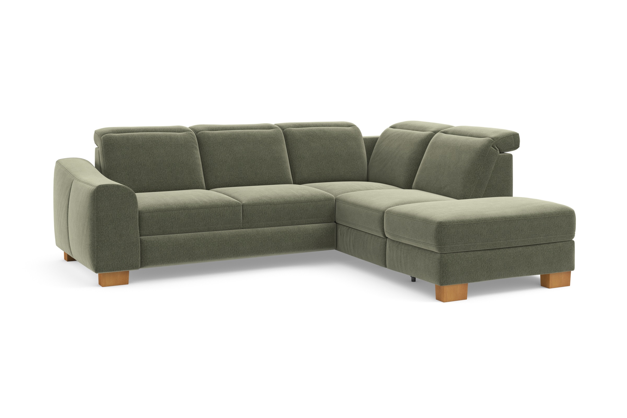 Home affaire Ecksofa »Dundee L-Form«, wahlweise mit Kopfteilverstellung und zusätzlich mit Bettfunktion
