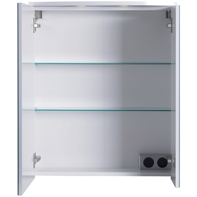 Schildmeyer Spiegelschrank »Verona«, Breite 60 cm, 2-türig, 2 LED- Einbaustrahler, Schalter-/Steckdosenbox kaufen bei OTTO