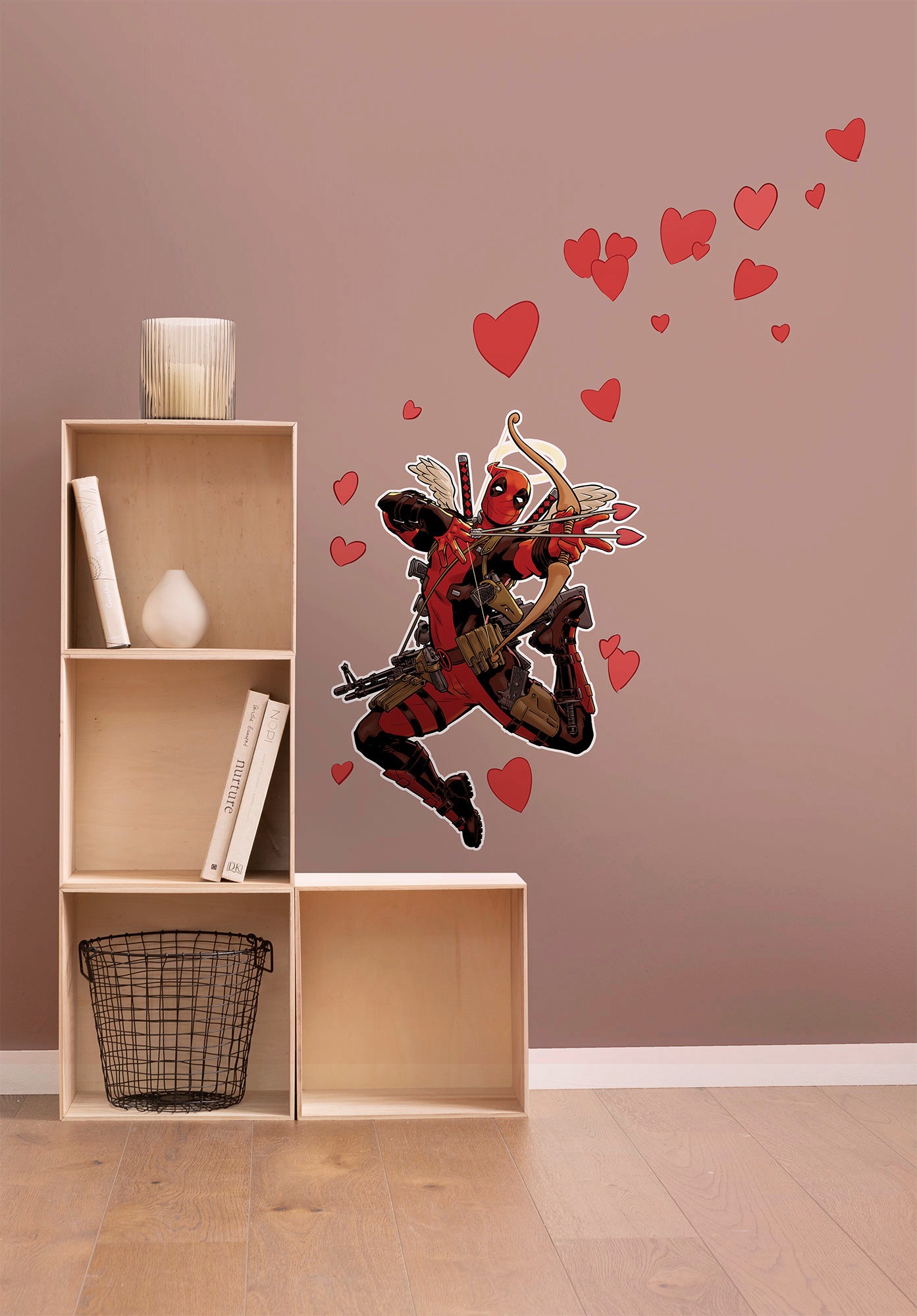 Komar Wandtattoo »Deadpool Lovepool - Größe 50 x 70 cm«, (17 St.), selbstklebend, Wandsticker, Kinderzimmer