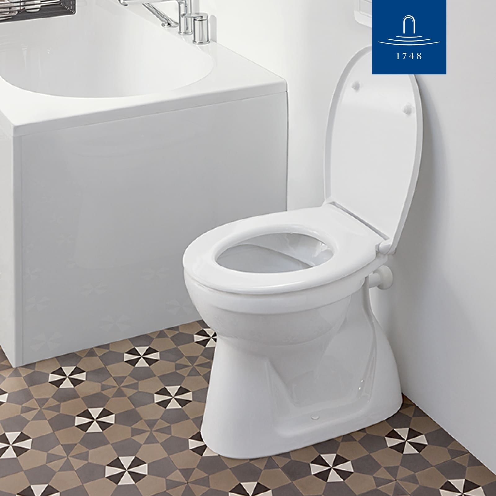 Villeroy & Boch WC-Sitz »WC-Sitz O.novo 438 x 368 x 49 cm weiß« 1 Stk. tlg. SoftClose, QuickRelease