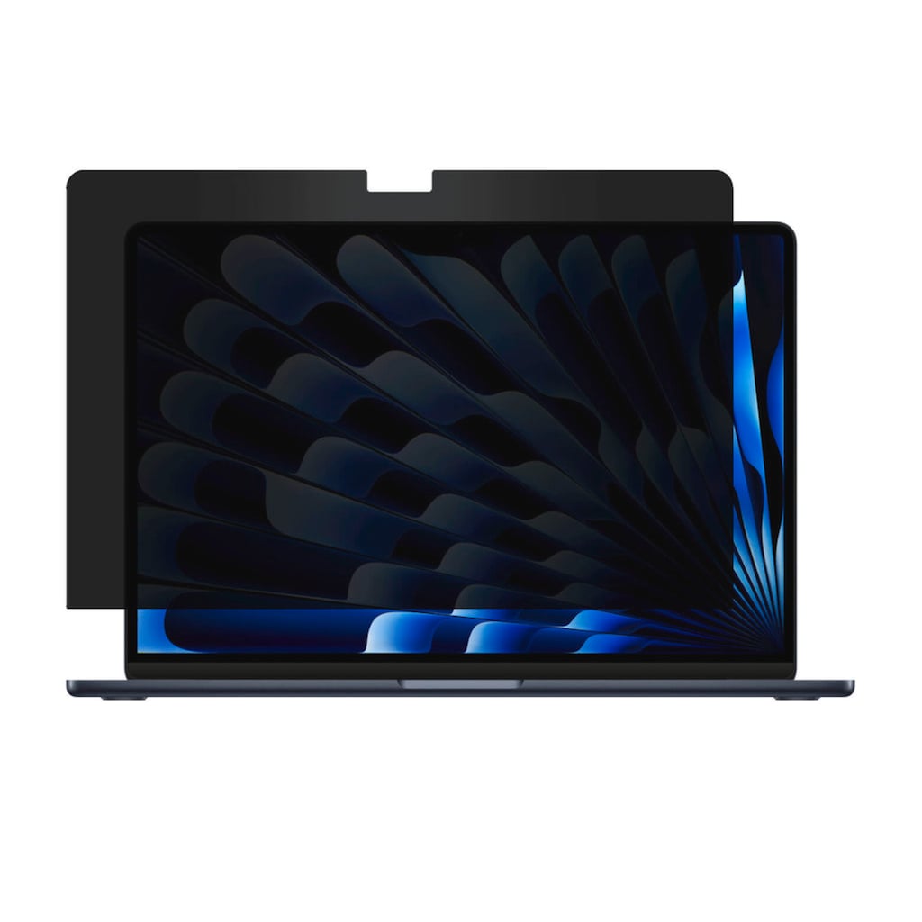 Targus Displayschutzglas »Magnetic Privacy Screen«, für Apple MacBook Air 15,3, Displayschutzfolie, Schutzfolie, Bildschirmschutz, kratz- & stoßfest