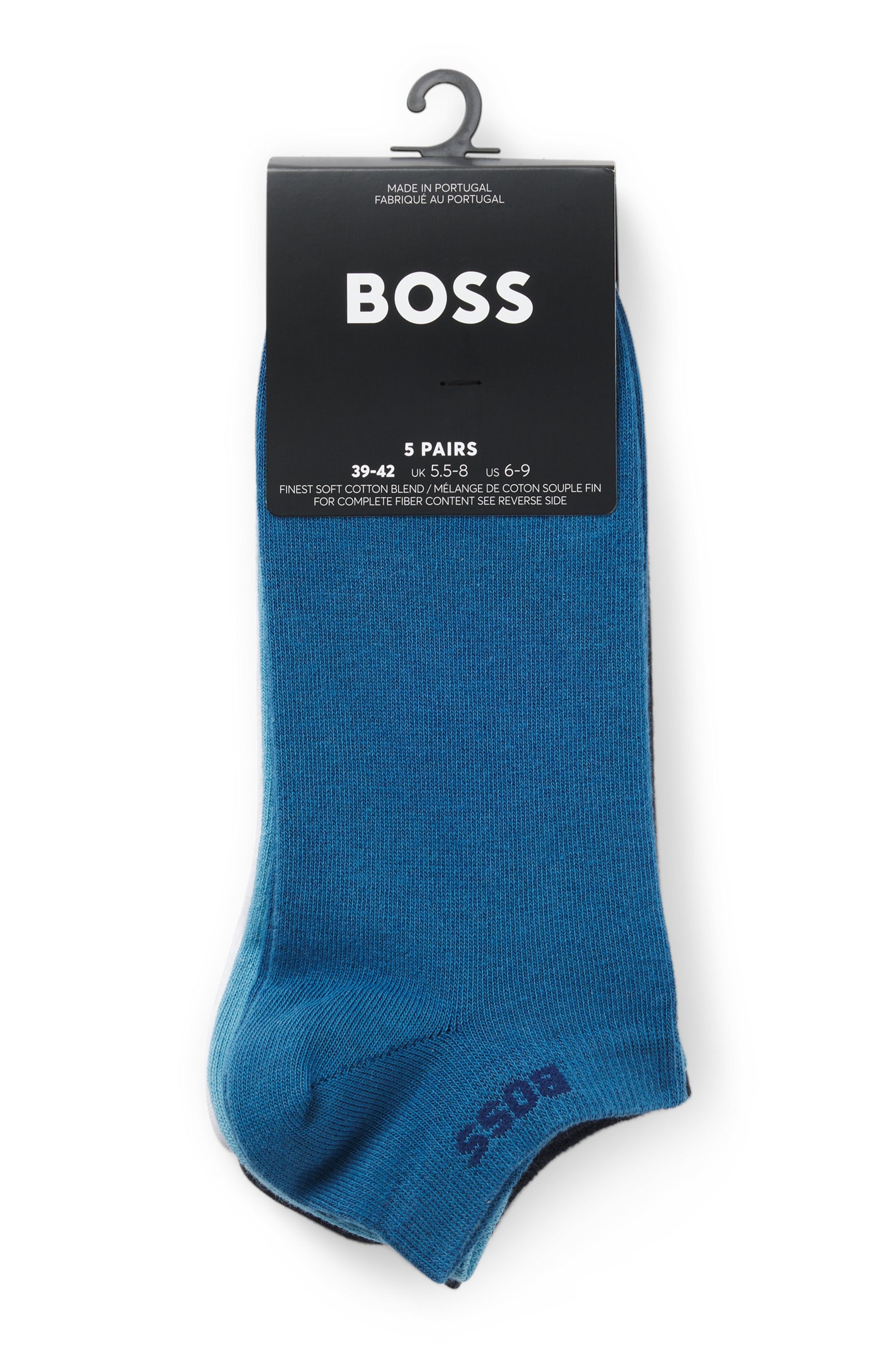 BOSS Sneakersocken »5P AS Uni CC« Packung, 5 Paar tlg. mit BOSS Label