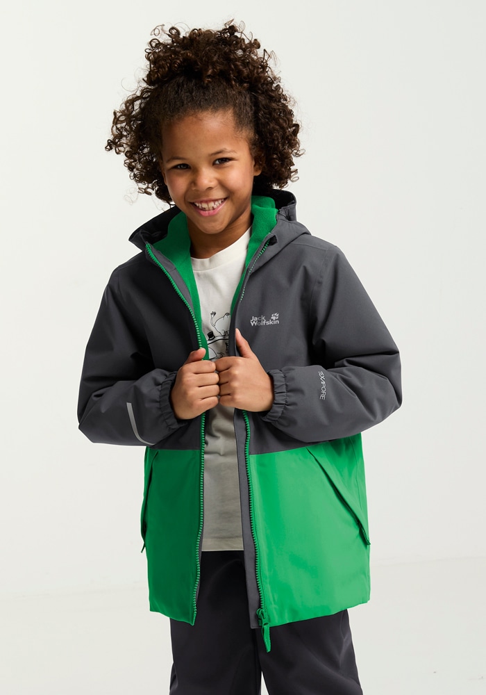 Jack Wolfskin Winterjacke »SNOW DAYS JKT KIDS« mit Kapuze