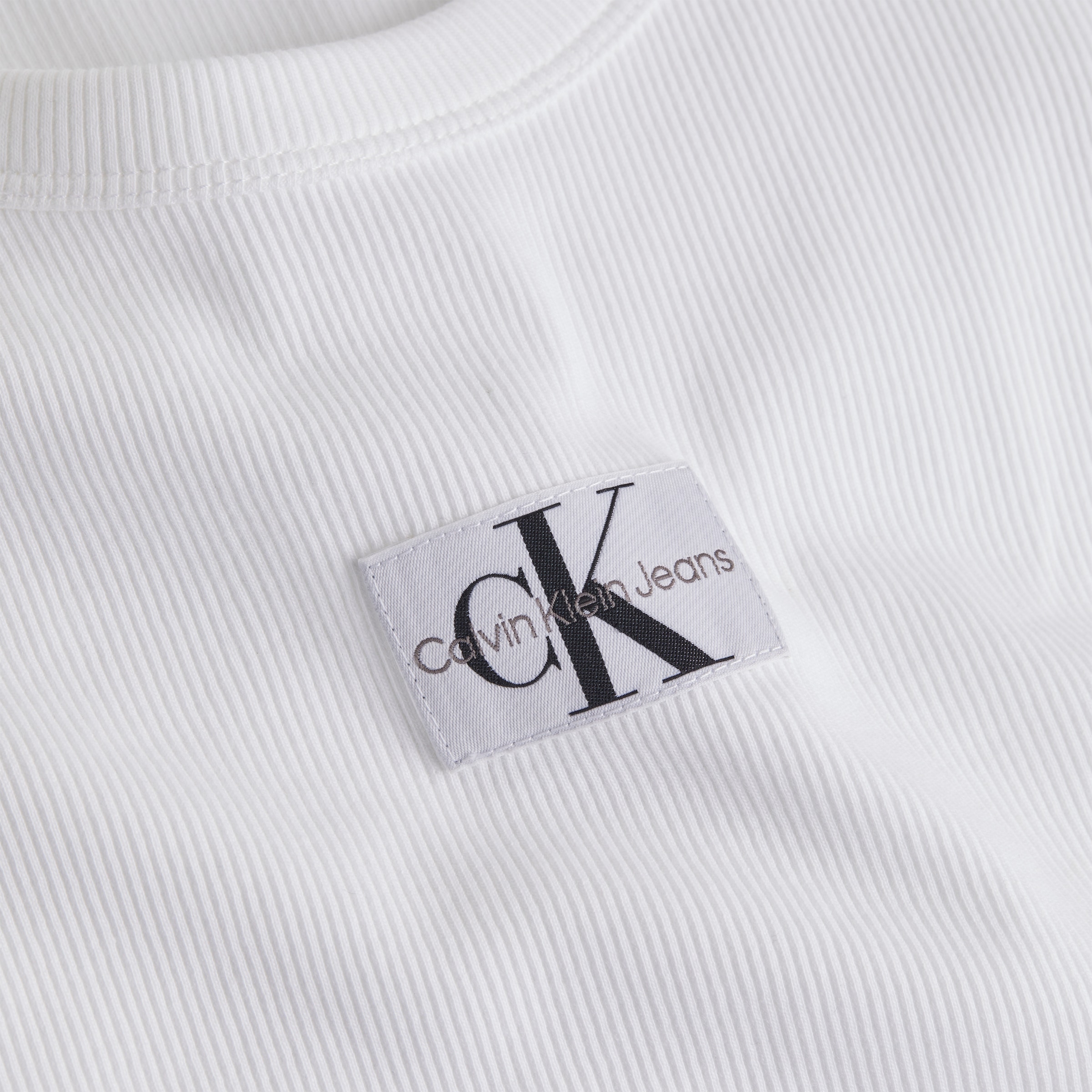Calvin Klein Jeans Tanktop »WOVEN LABEL RIB TANK TOP«, mit Logomarkenlabel  kaufen bei OTTO