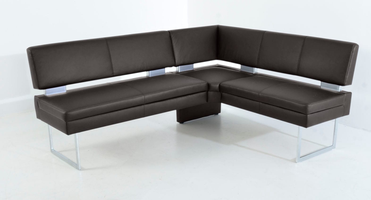 K+W Komfort & Wohnen Eckbank langer Schenkel links oder rechts, mit dekorativen Distanzhalter