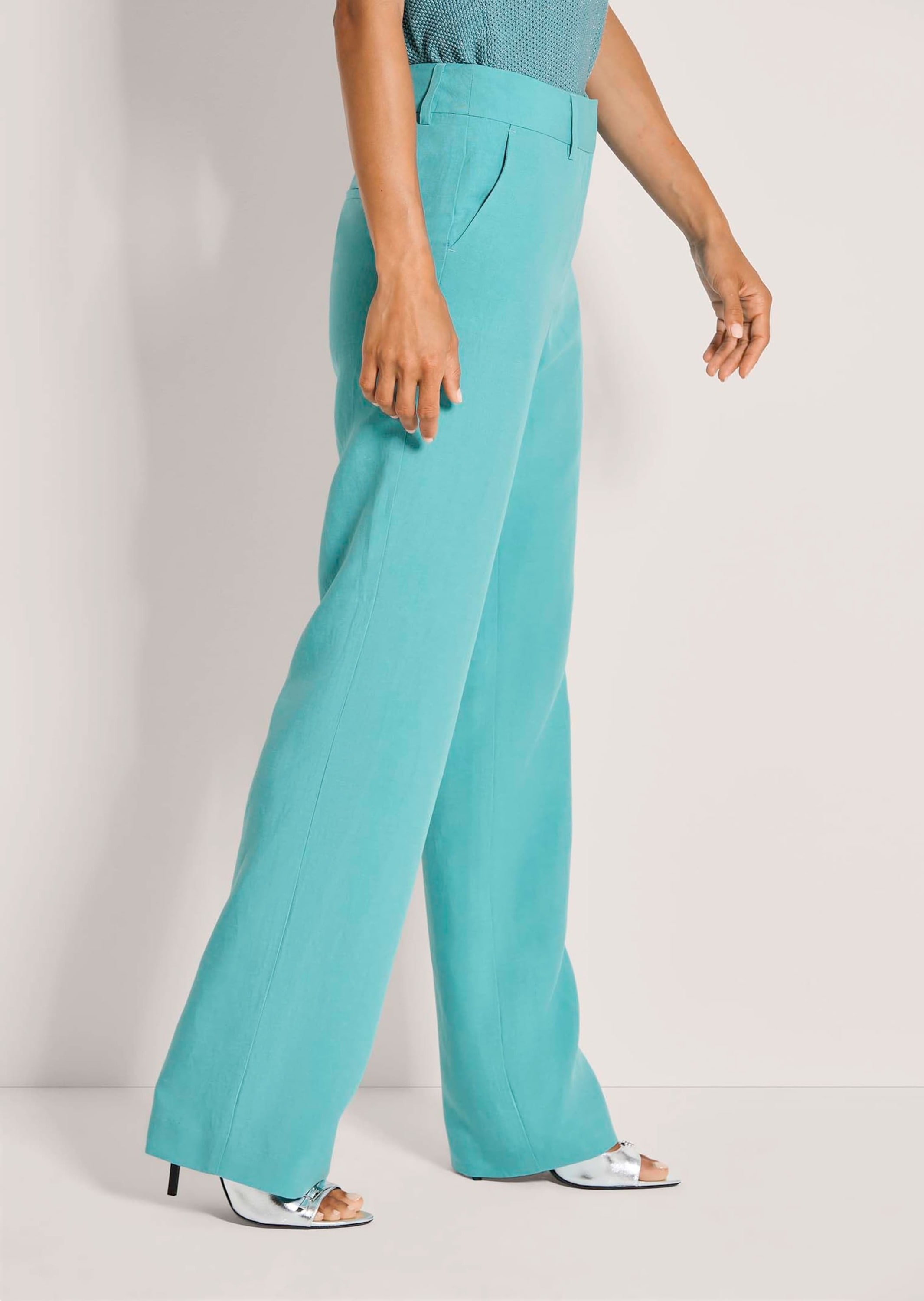 MADELEINE Stoffhose »Palazzohose Elegante Sommerhose mit weitem Bein«