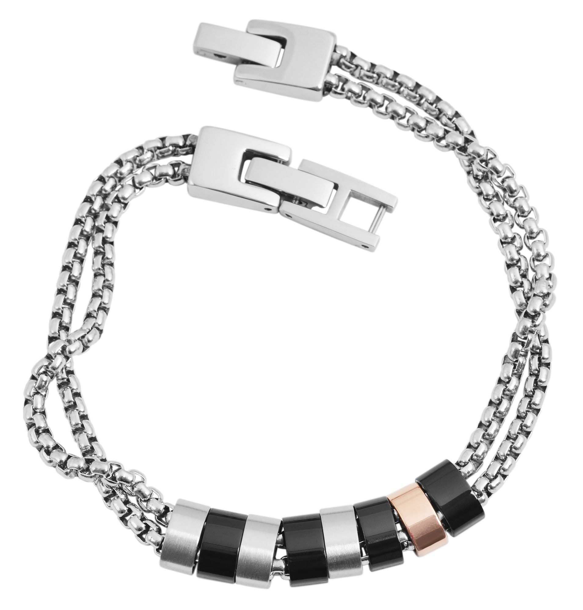 Adelia´s Armband »Unisex Armband aus Edelstahl 21 cm«