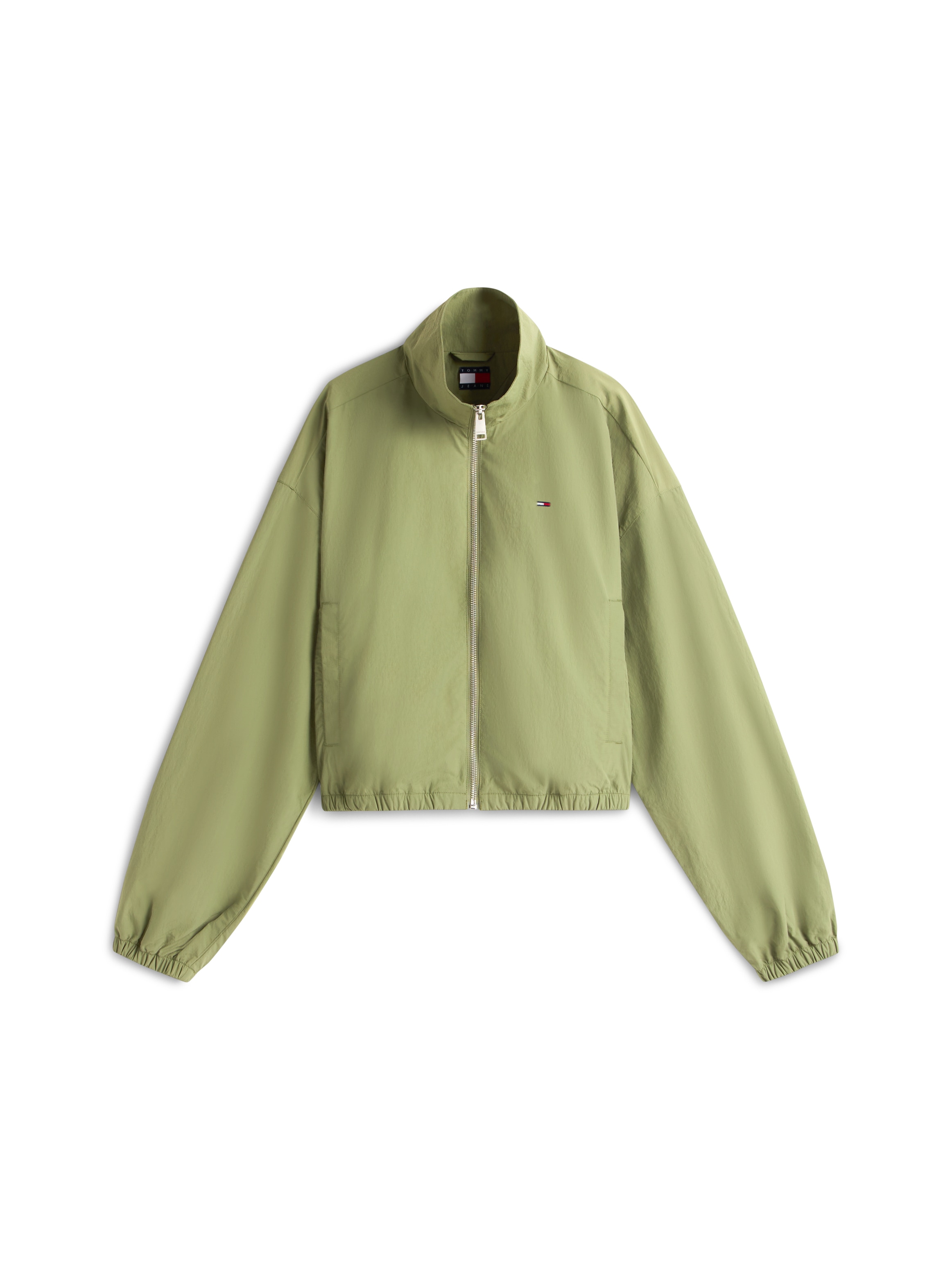 Tommy Jeans Kurzjacke »TJW TIE SIDE HIGH NECK JACKET« Taillenbund mit seitlichen Bindebändern