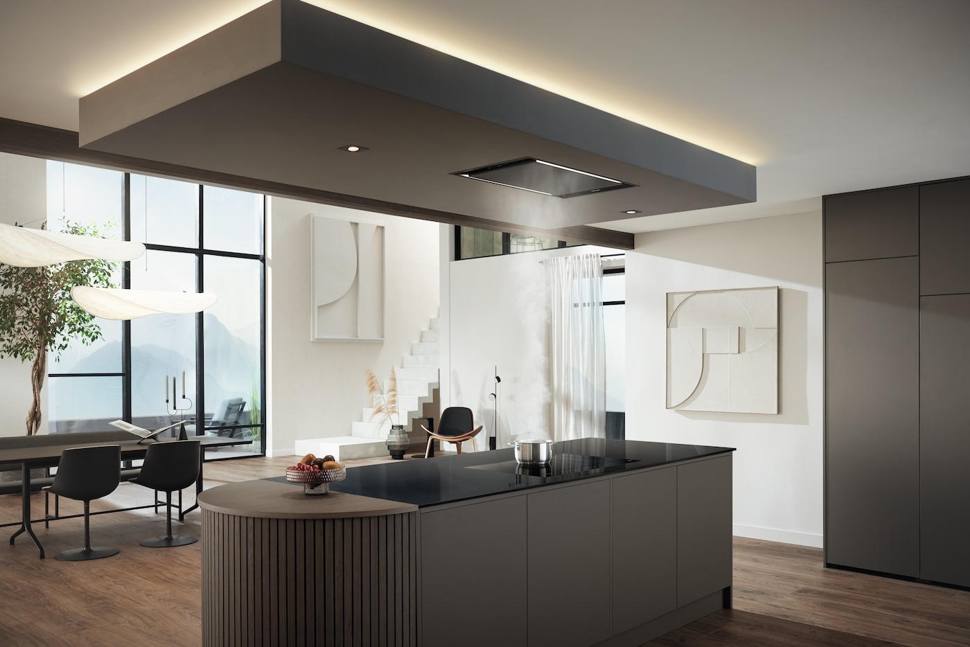 Miele Deckenhaube »DAC 4940 Stella Ambient Matt-Schwarz«