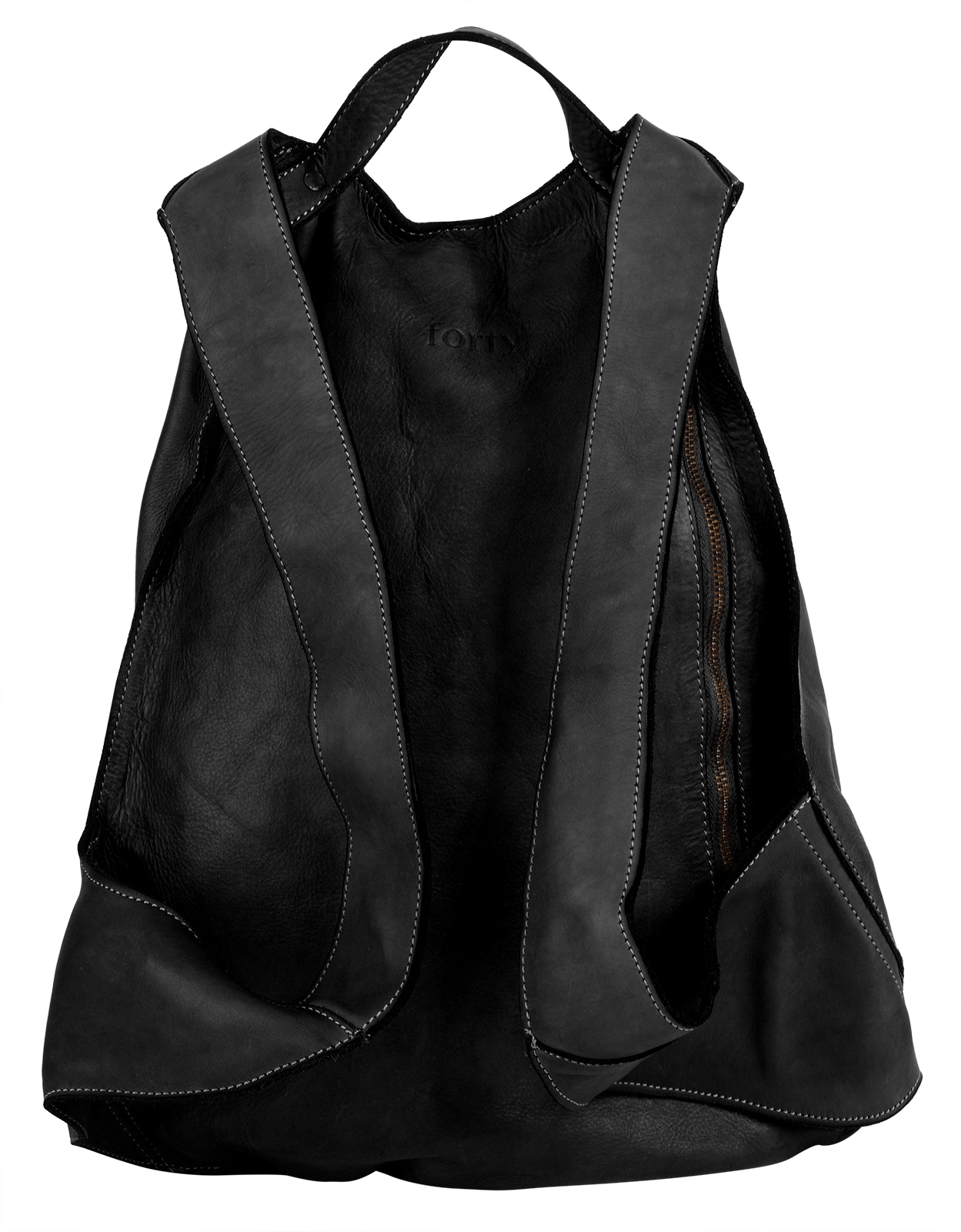 forty° Tagesrucksack echt Leder, Made in Italy