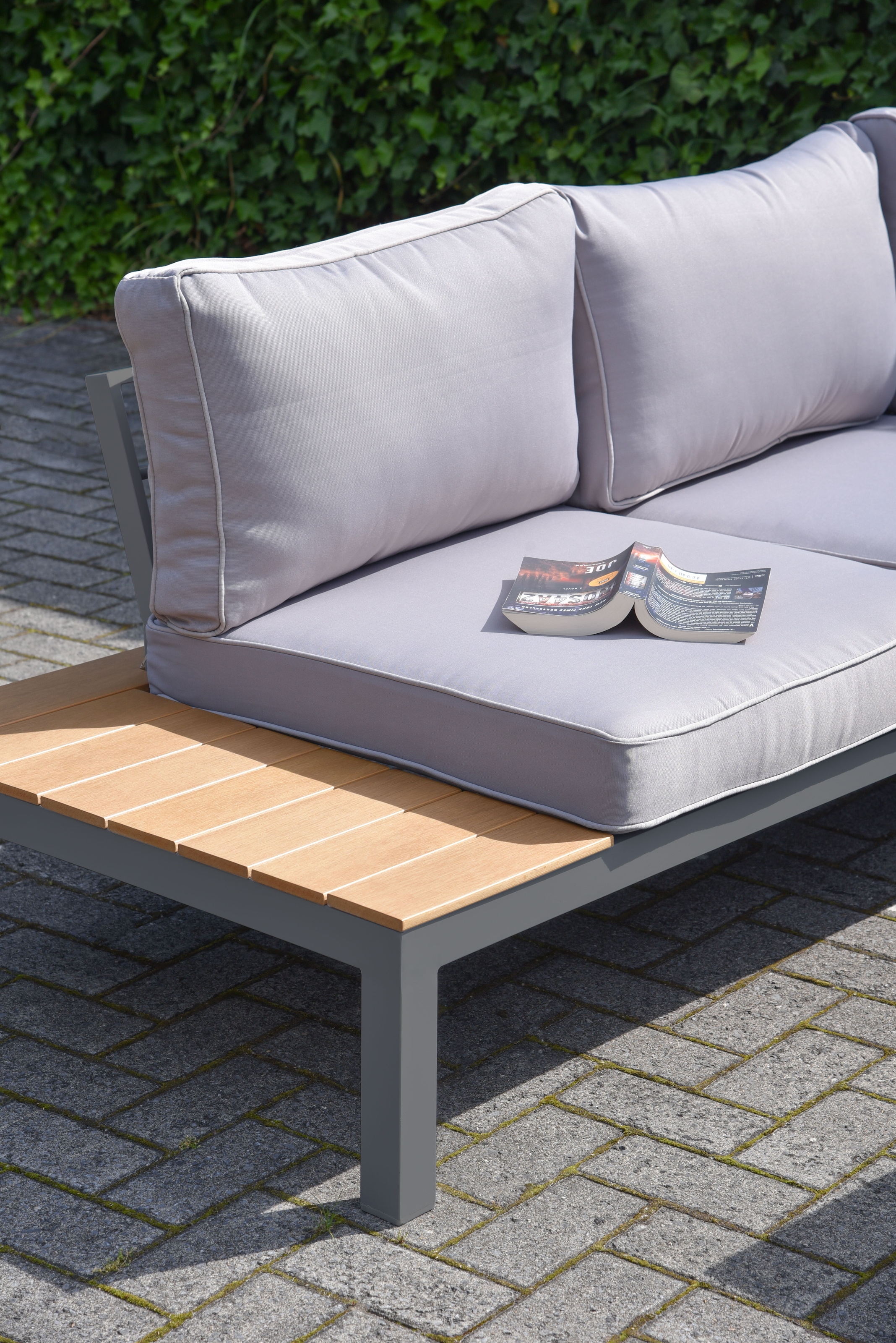 Garden Pleasure Gartenlounge-Set »»VALENTINA«« 4 Stk. tlg. 1 Sofa, Tisch LxB: 80x39 cm