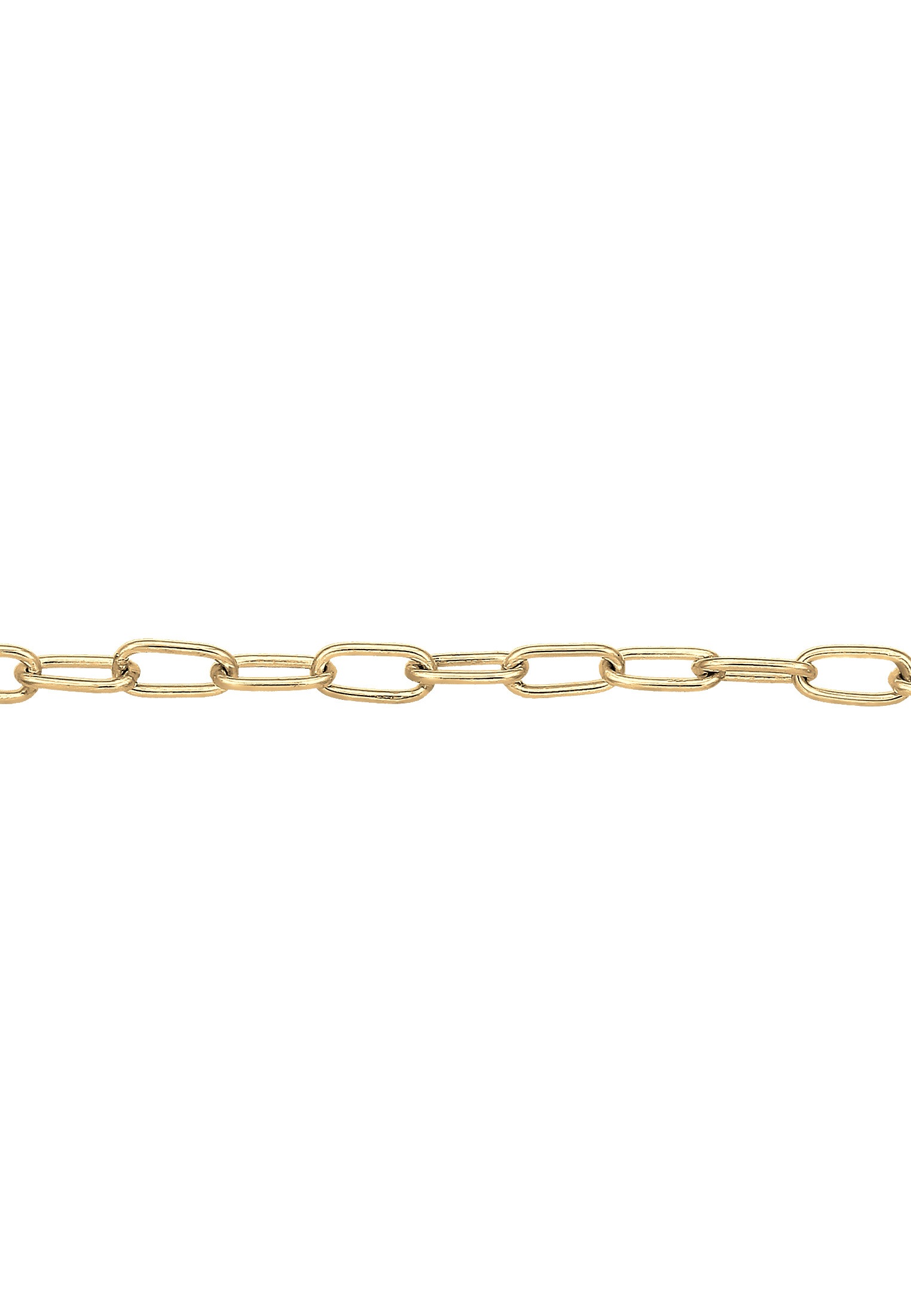 Elli Premium Kette ohne Anhänger »Halskette Basic Gliederkette Blogger Trend 925er Silber«